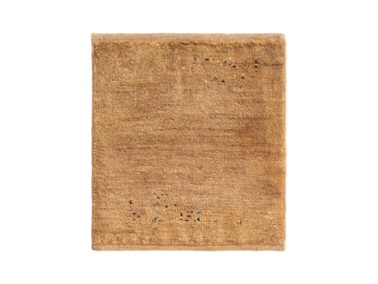 Tapis de laine 45x50 brun Gabbeh