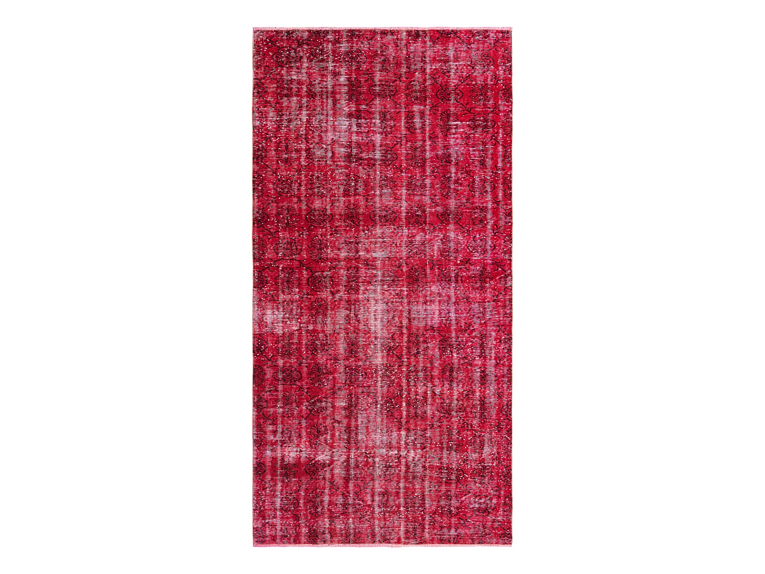 Tapis de laine 142x282 rouge Ultra Vintage