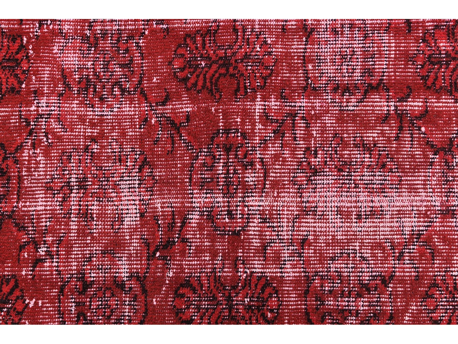Tapis de laine 142x282 rouge Ultra Vintage