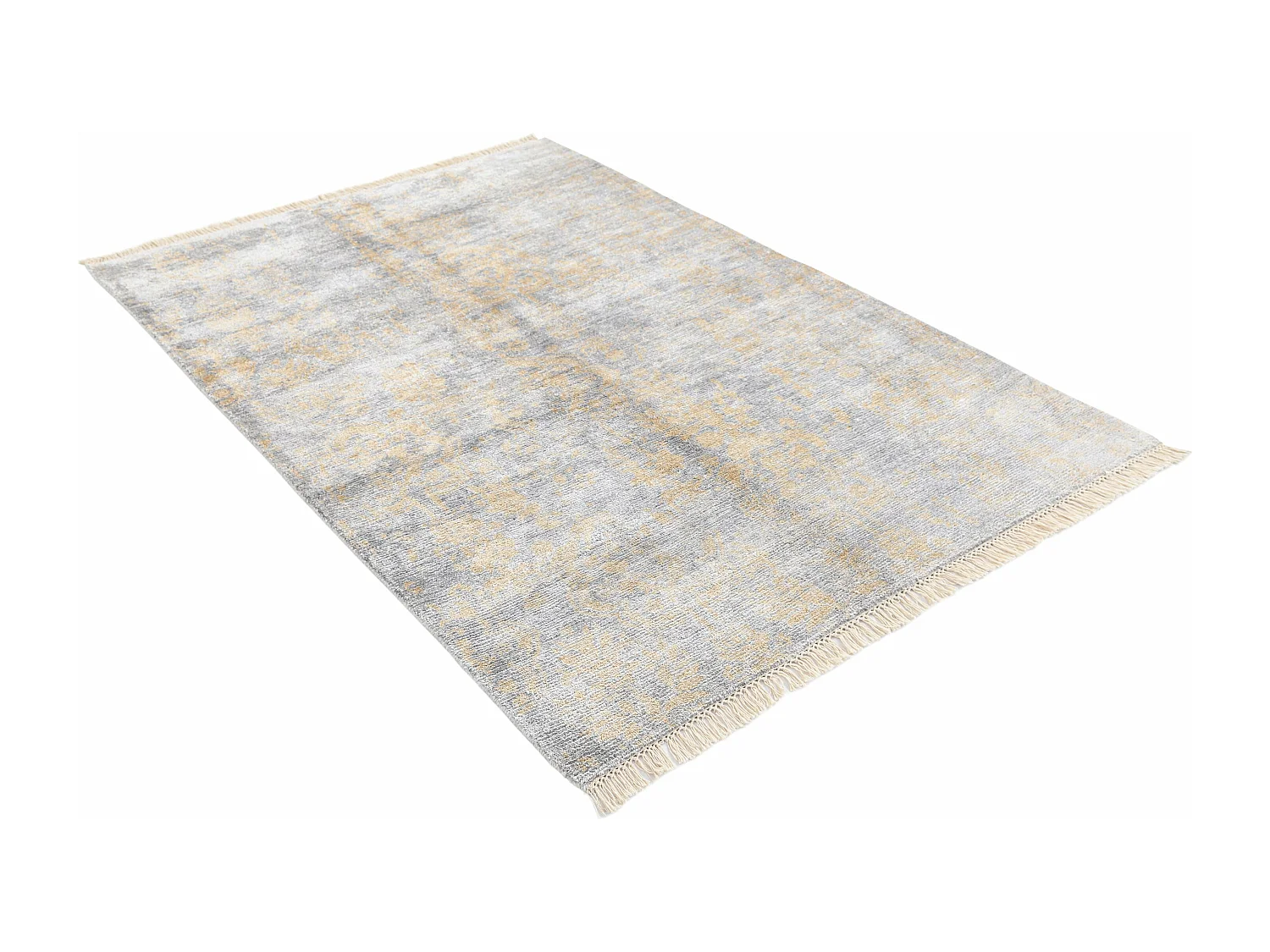 Tapis de laine 130x193 gris Darya