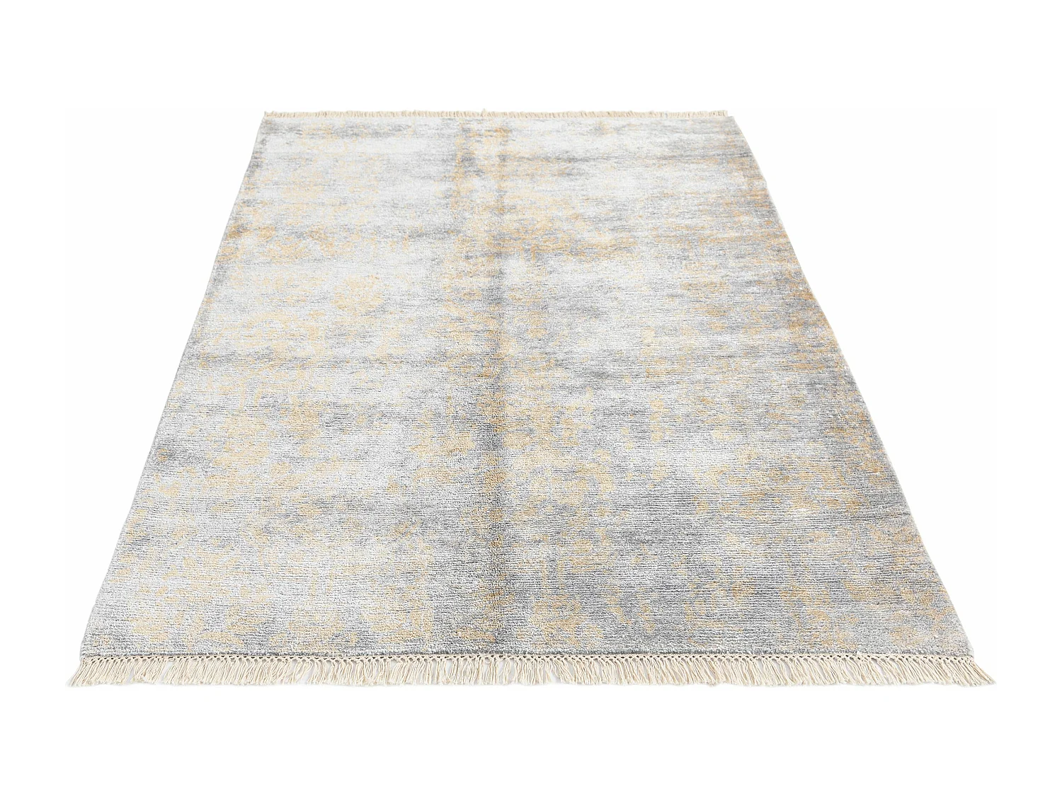 Tapis de laine 130x193 gris Darya