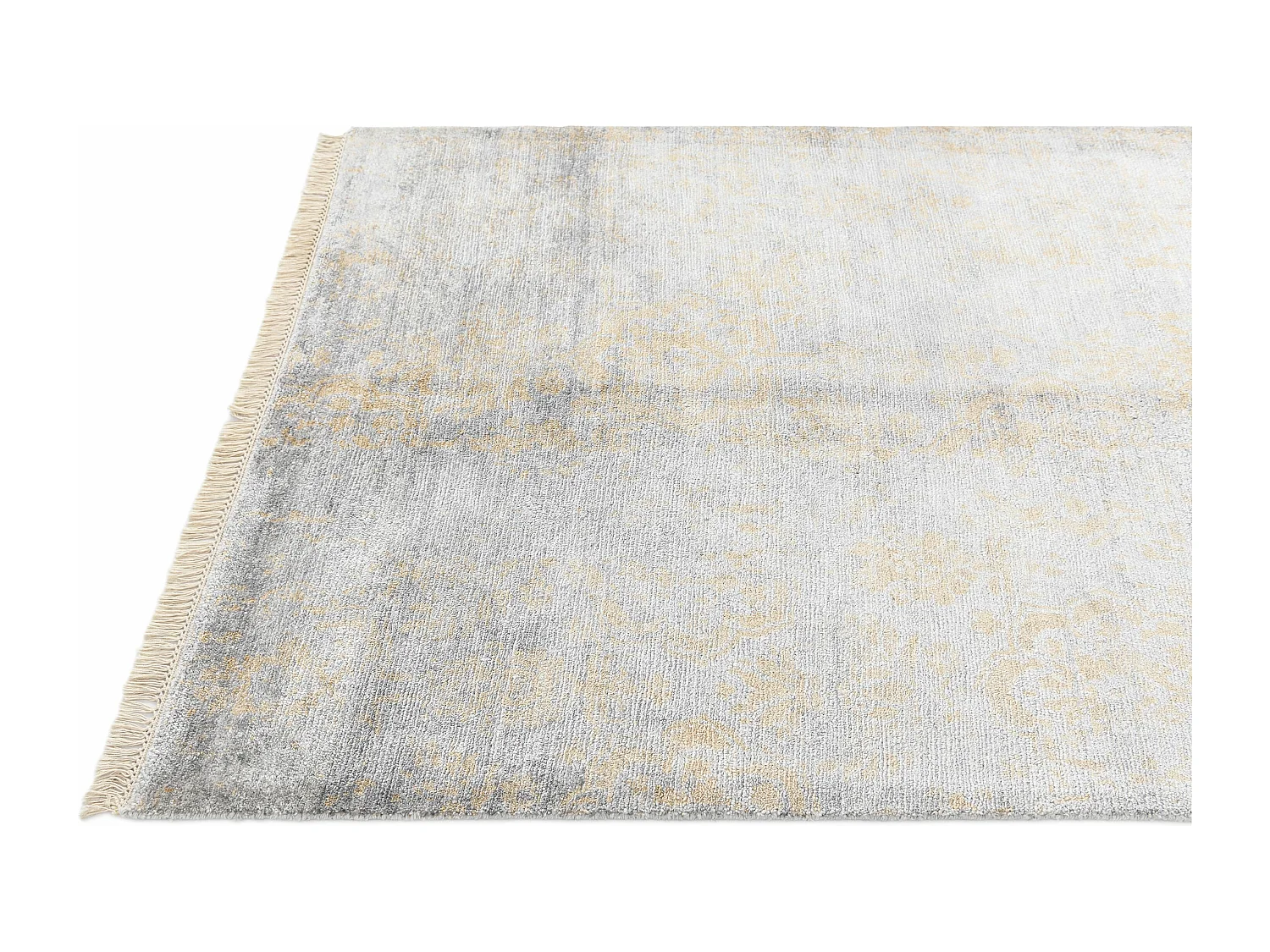 Tapis de laine 130x193 gris Darya