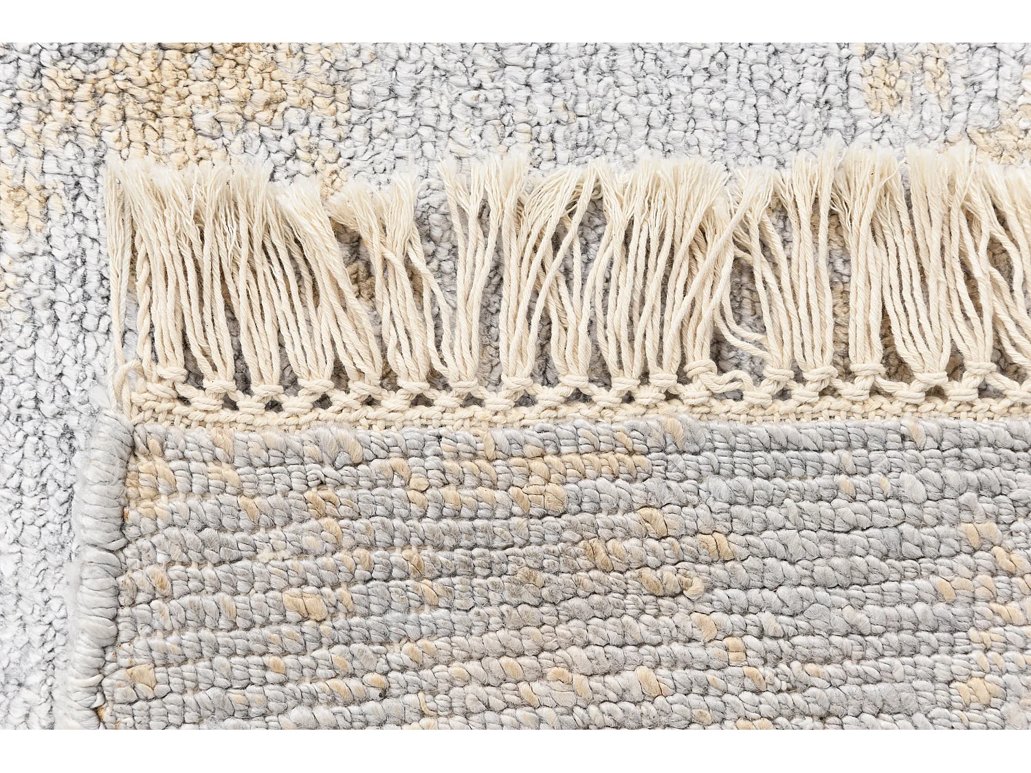 Tapis de laine 130x193 gris Darya