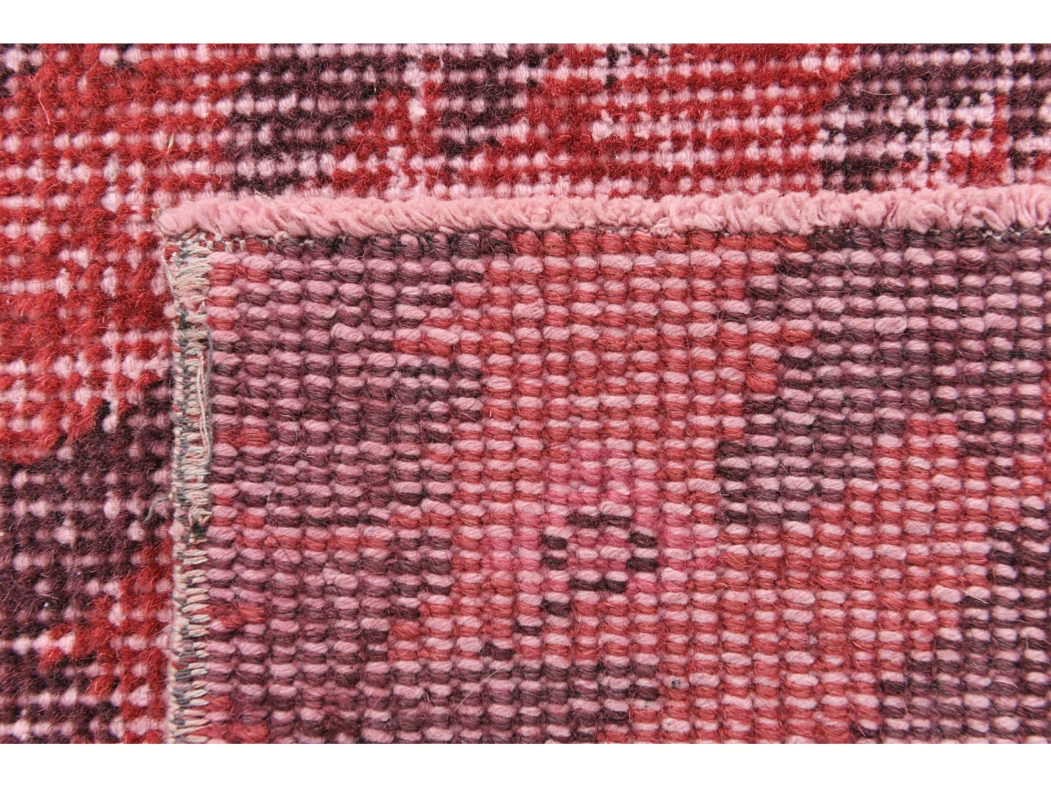 Tapis de laine 91x193 rouge Ultra Vintage