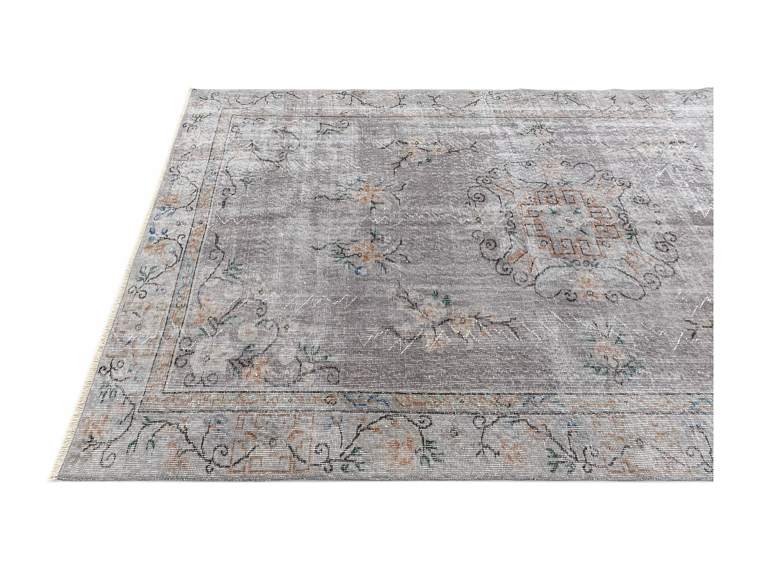 Tapis de laine 170x272 gris Ultra Vintage