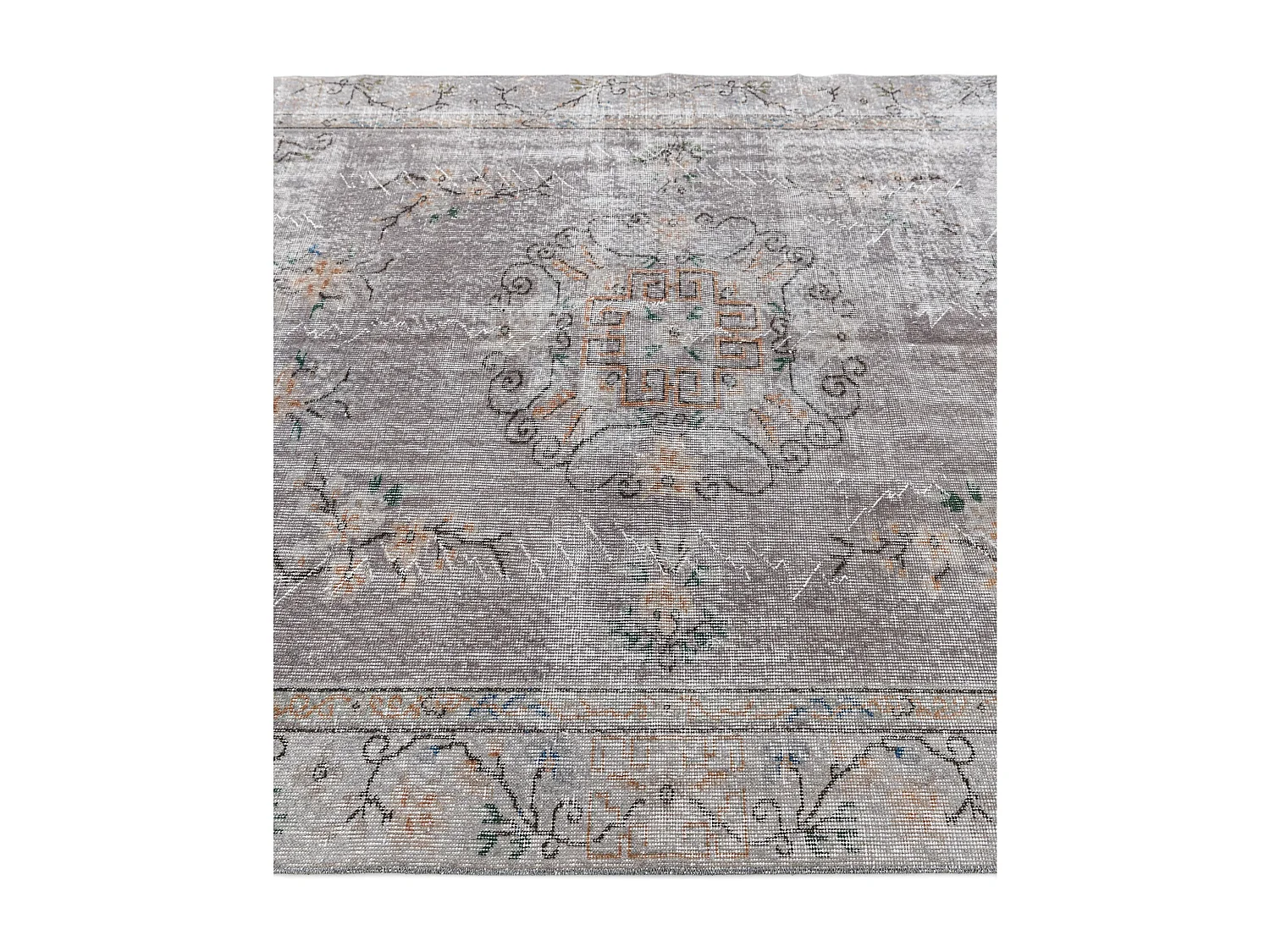 Tapis de laine 170x272 gris Ultra Vintage