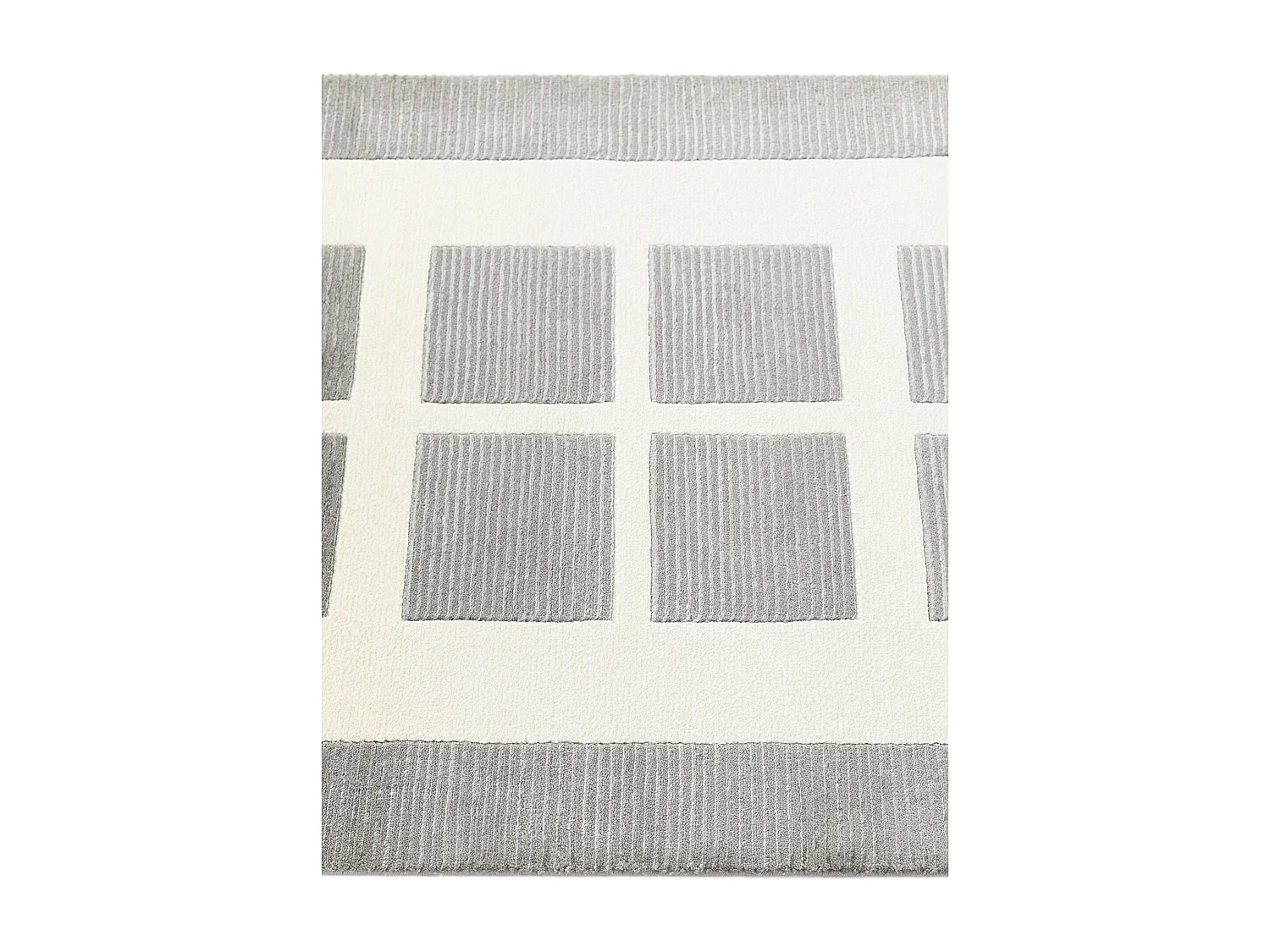Tapis de couloir en laine 81x203 gris Darya