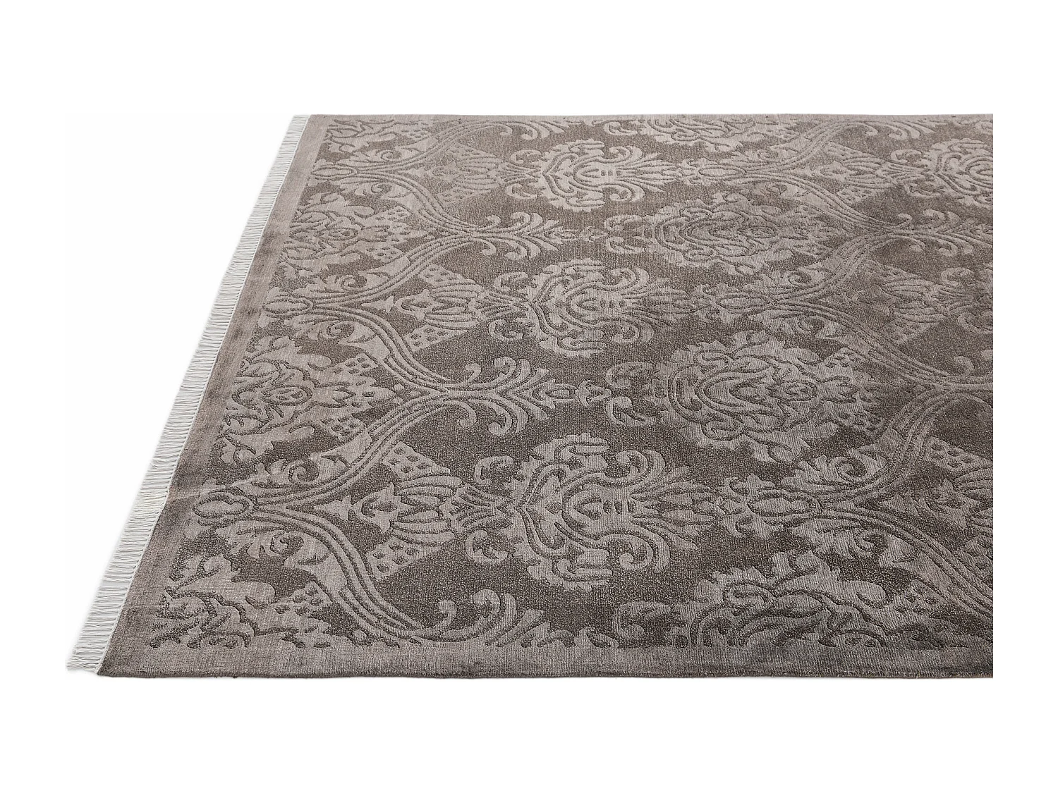 Tapis de laine 170x244 brun Darya