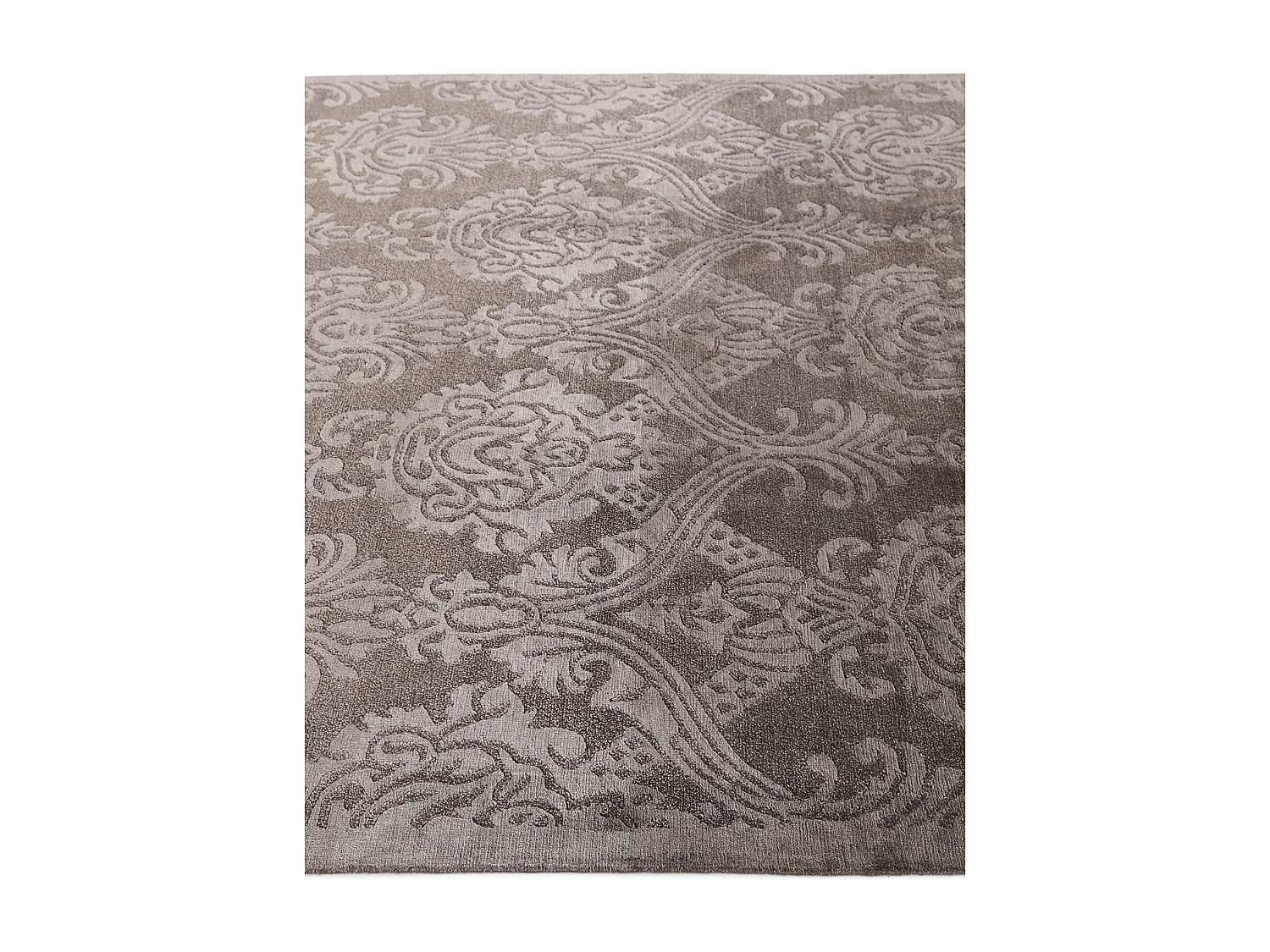 Tapis de laine 170x244 brun Darya