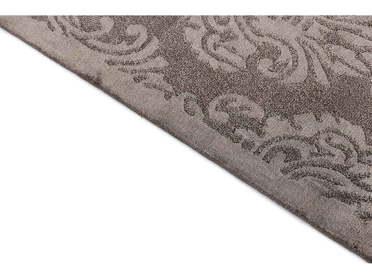 Tapis de laine 170x244 brun Darya