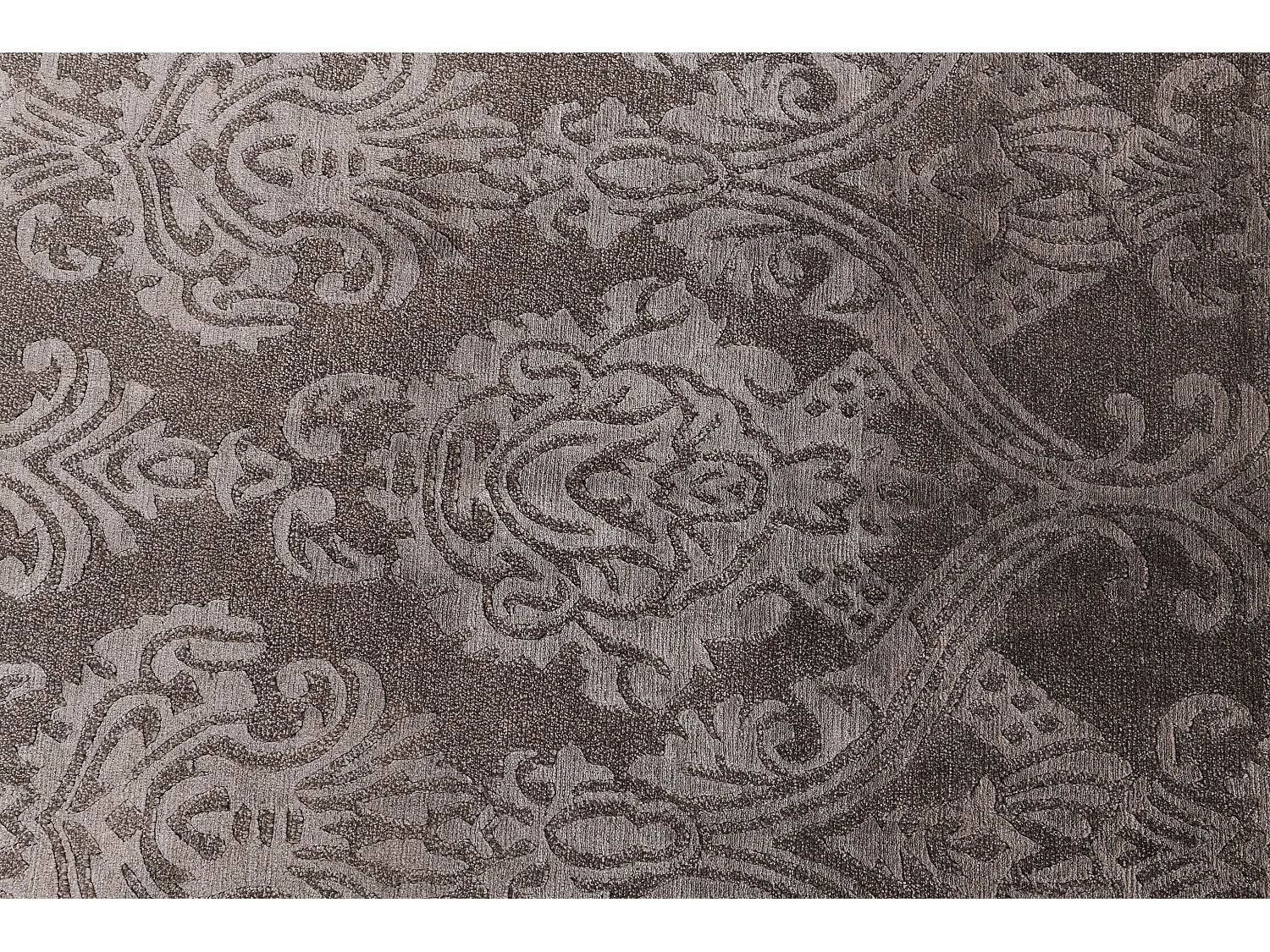 Tapis de laine 170x244 brun Darya