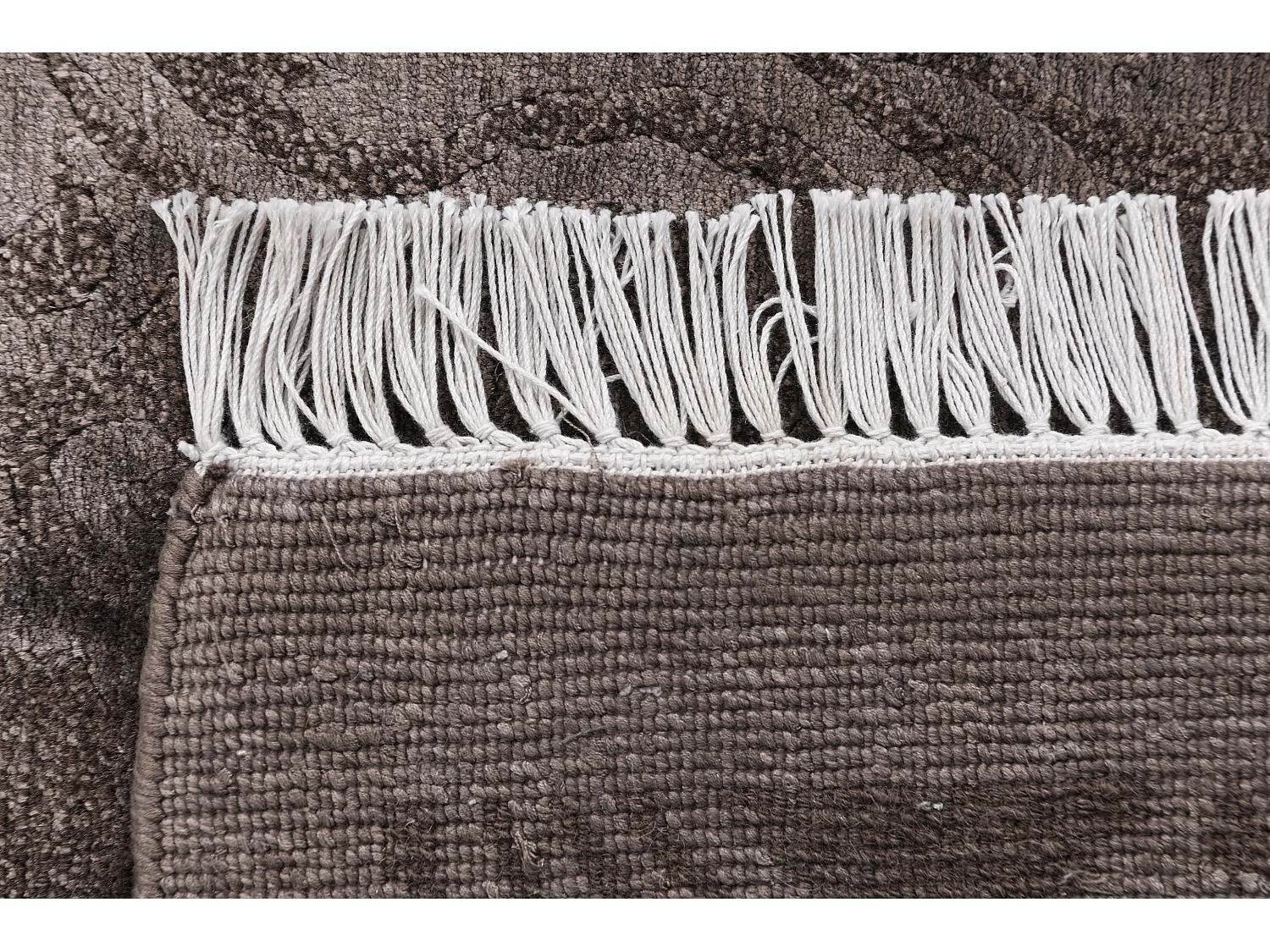 Tapis de laine 170x244 brun Darya