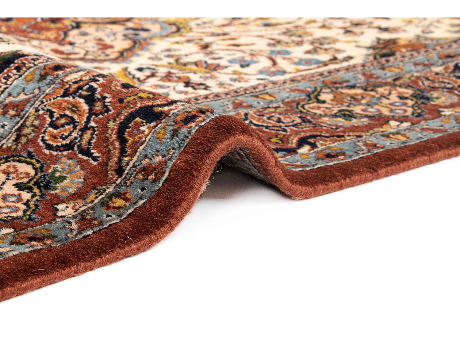 Wollteppich 118x190 Beige Ghom