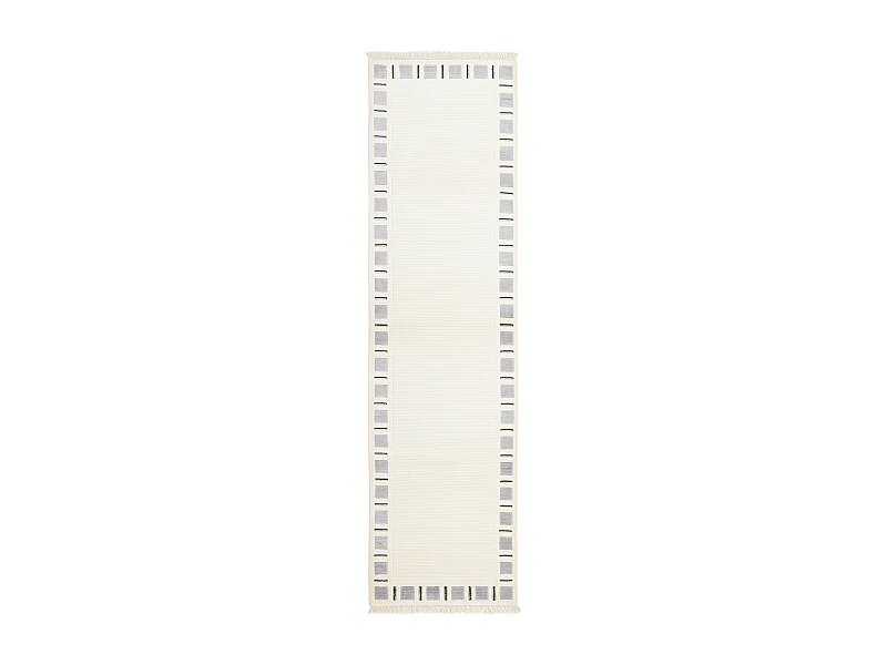 Tapis de couloir en laine 81x302 beige Darya