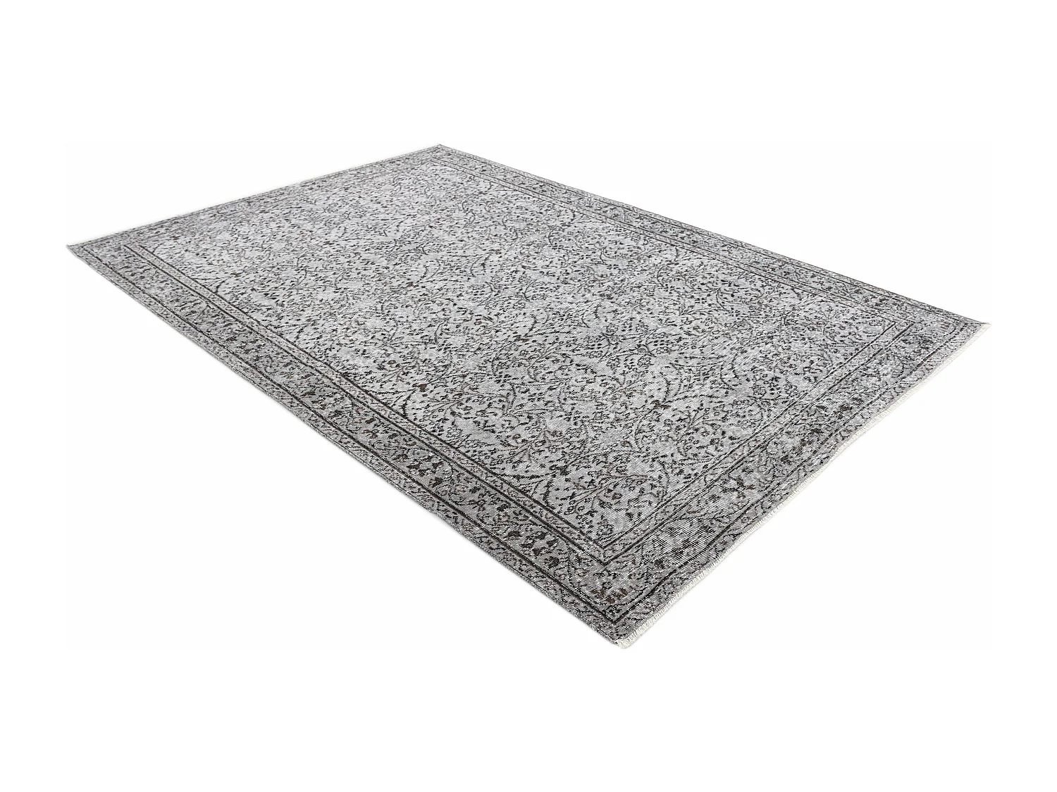 Tapis de laine 165x272 gris Ultra Vintage