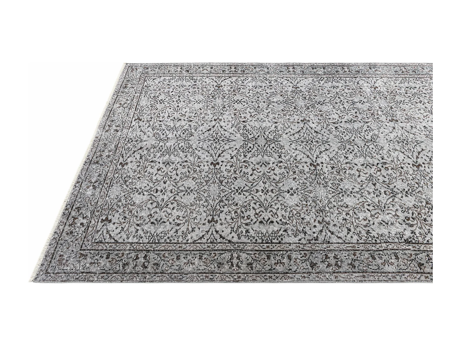 Tapis de laine 165x272 gris Ultra Vintage