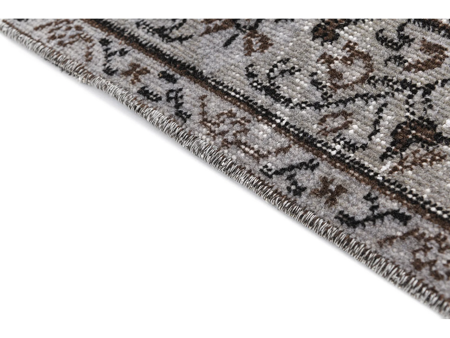 Tapis de laine 165x272 gris Ultra Vintage