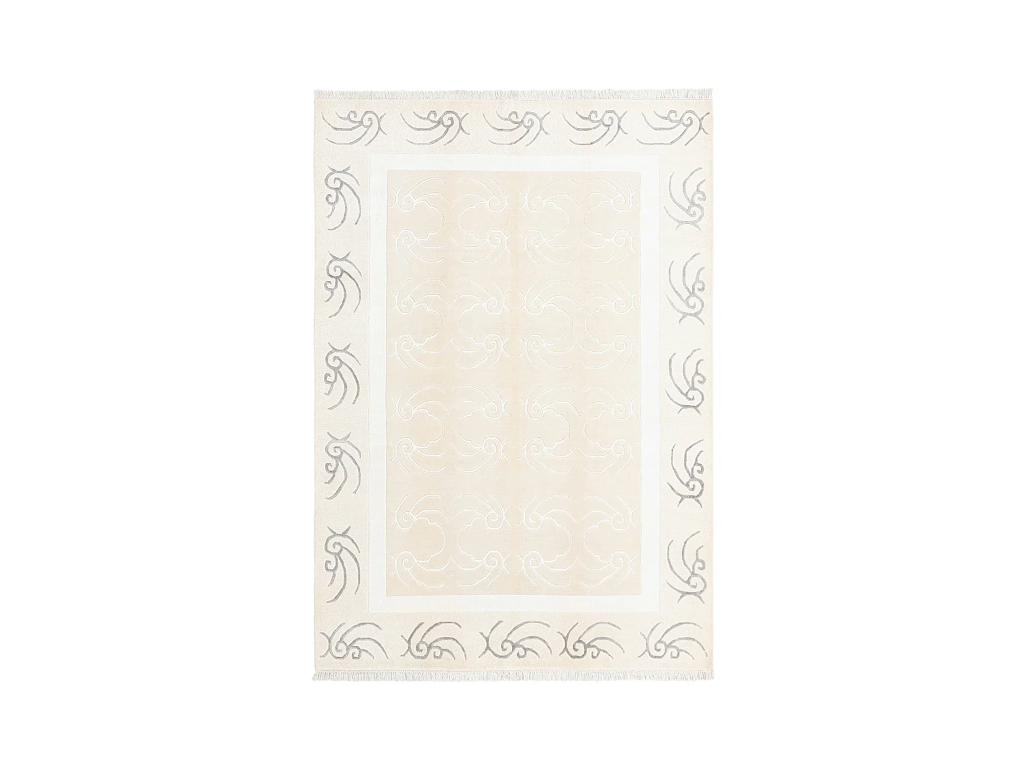 Tapis de laine 170x239 beige Darya