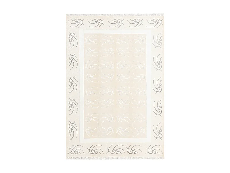 Tapis de laine 170x239 beige Darya