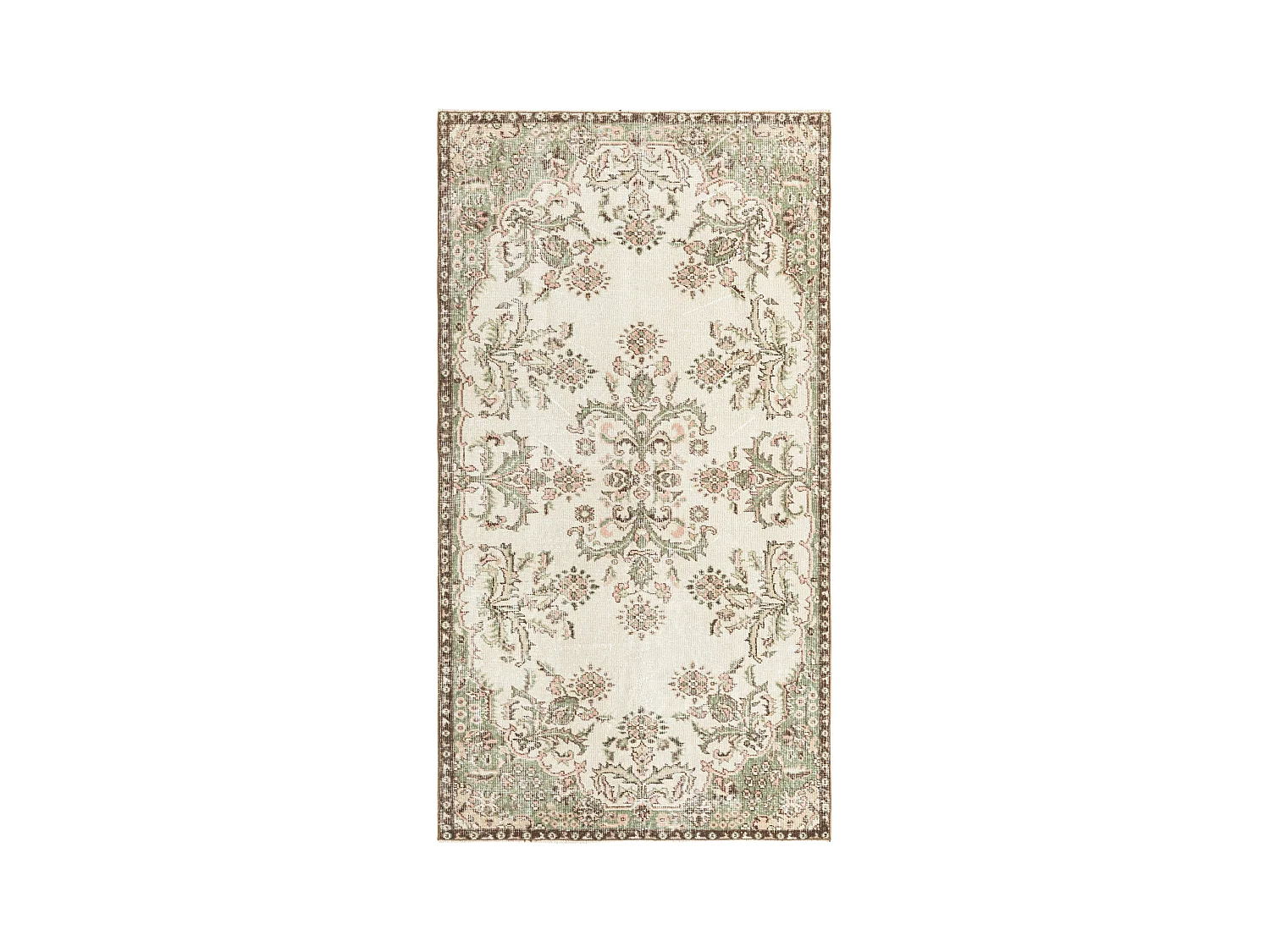 Tapis de laine 114x208 beige Ultra Vintage