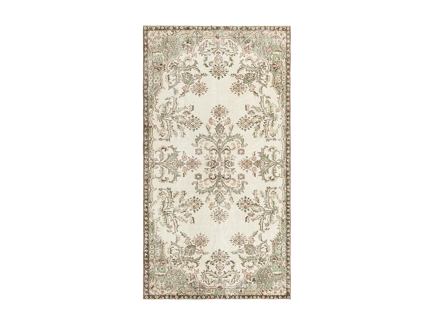 Tapis de laine 114x208 beige Ultra Vintage