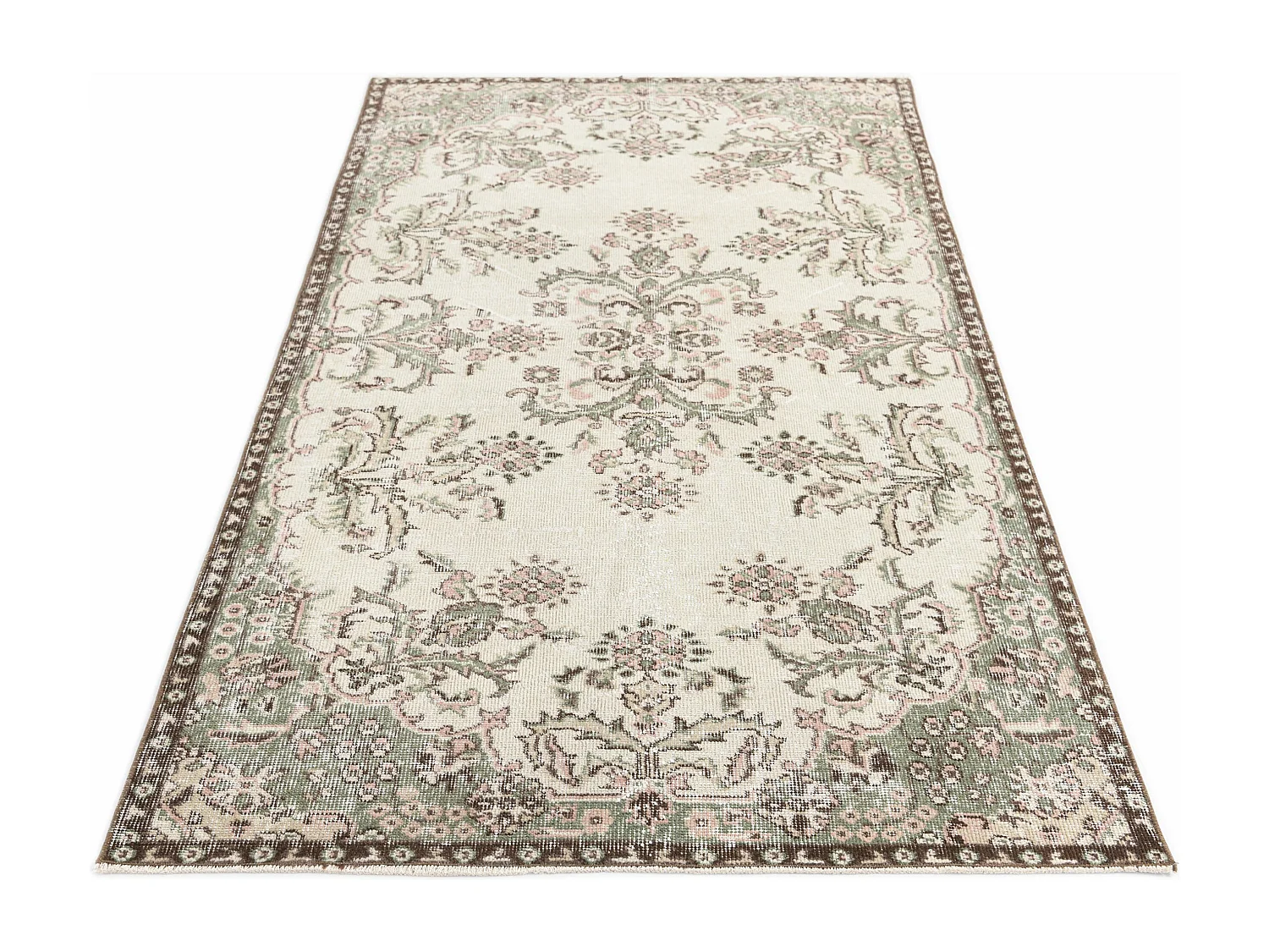 Tapis de laine 114x208 beige Ultra Vintage