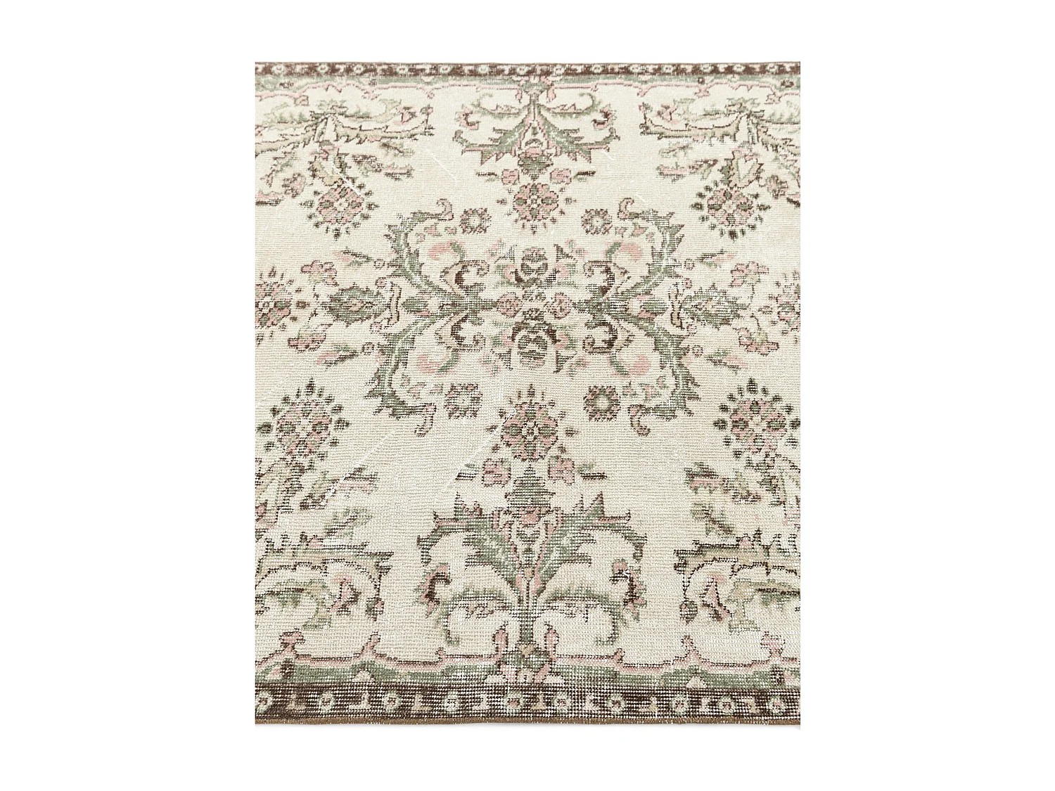 Tapis de laine 114x208 beige Ultra Vintage