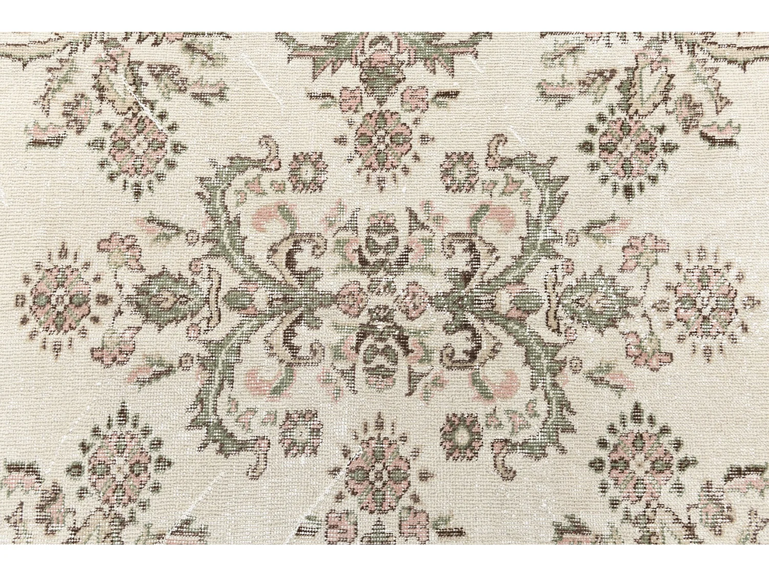 Tapis de laine 114x208 beige Ultra Vintage