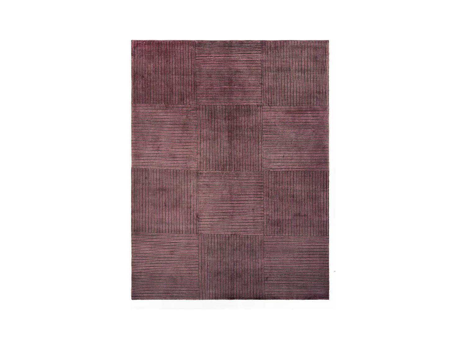 Tapis de laine 229x303 gris Modern Nehmo