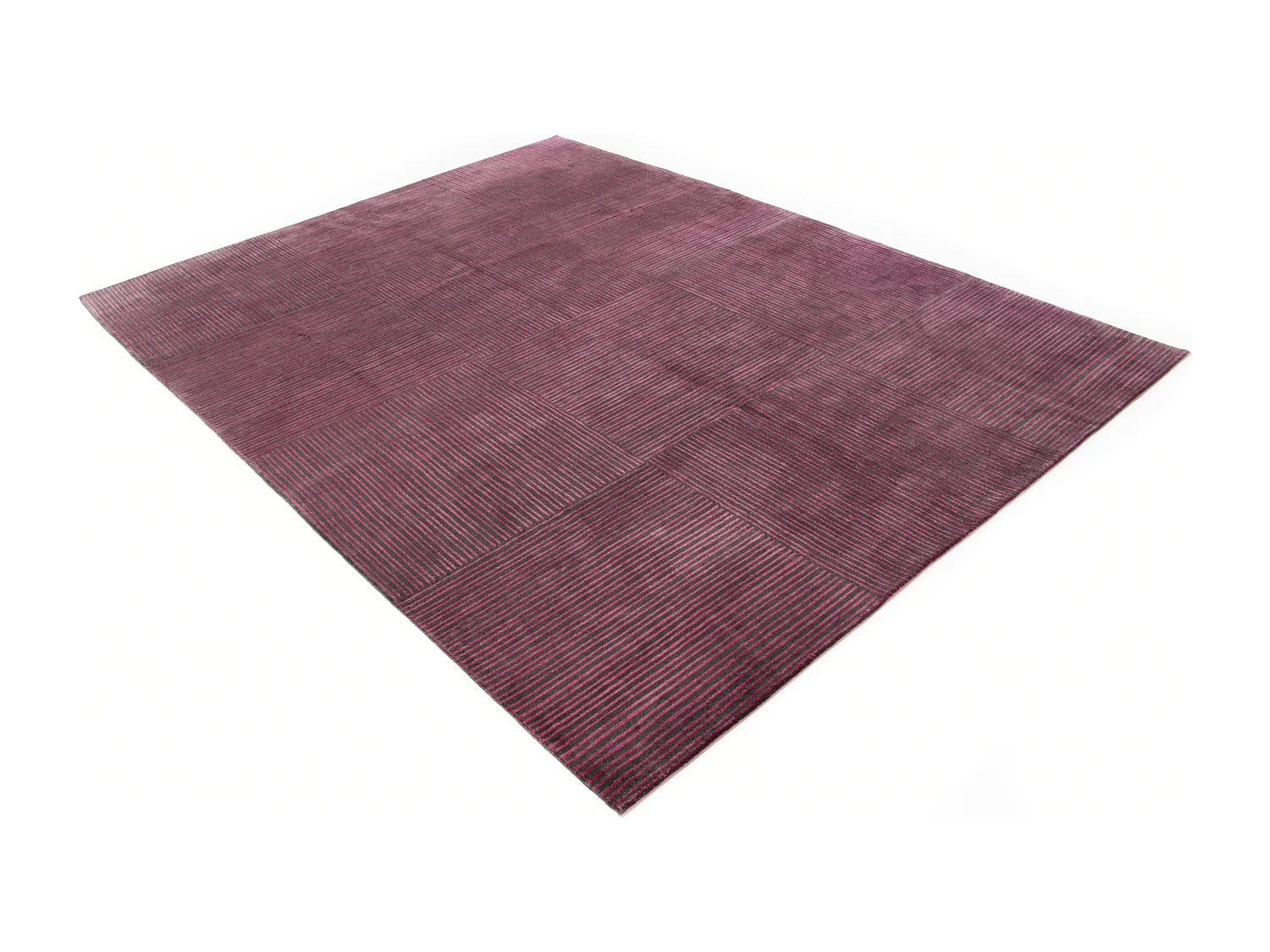 Tapis de laine 229x303 gris Modern Nehmo