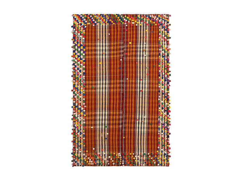 Wollteppich 149x233 Rot Jajim