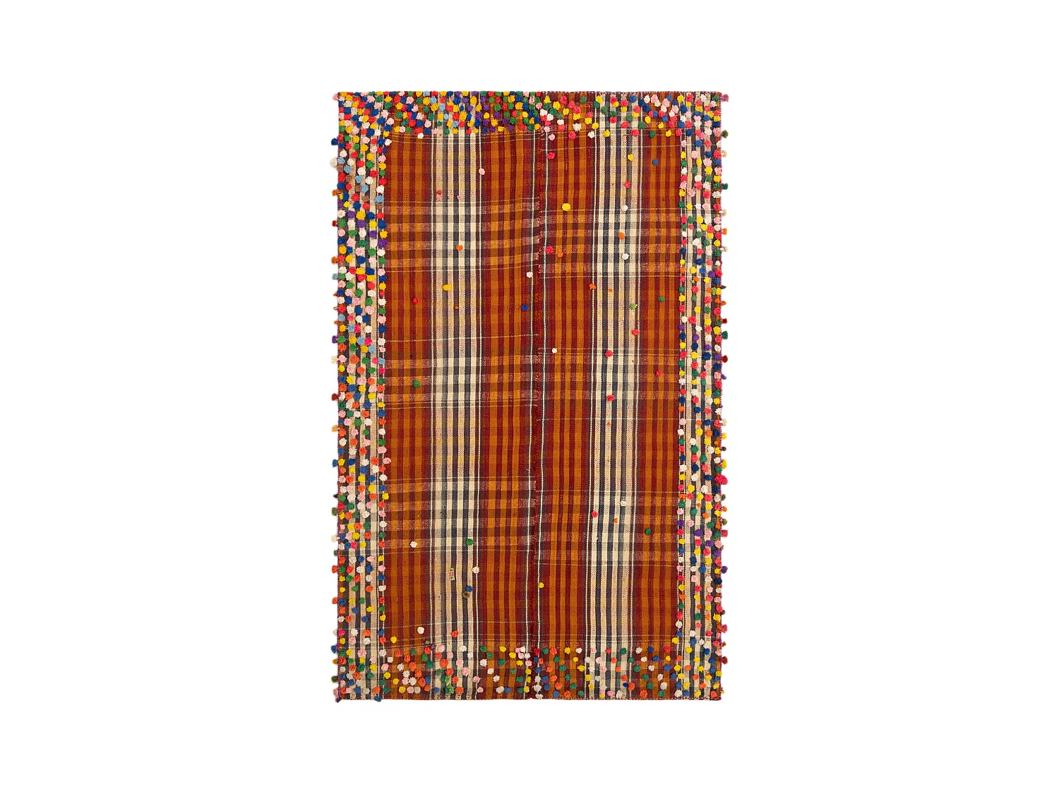 Wollteppich 149x233 Rot Jajim