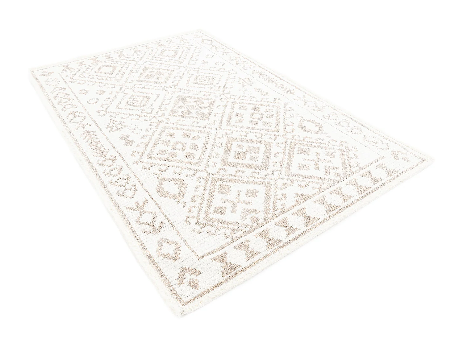 Tapijt 245x160 Wit St. Gallen Folklore