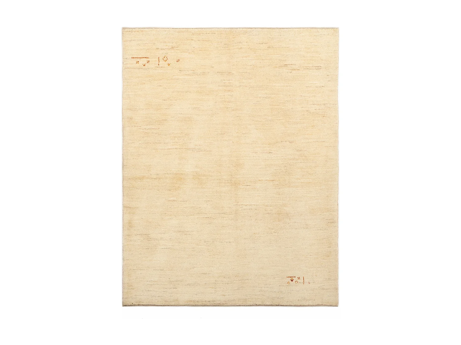 Tappeto in lana 149x193 beige Gabbeh Shouli