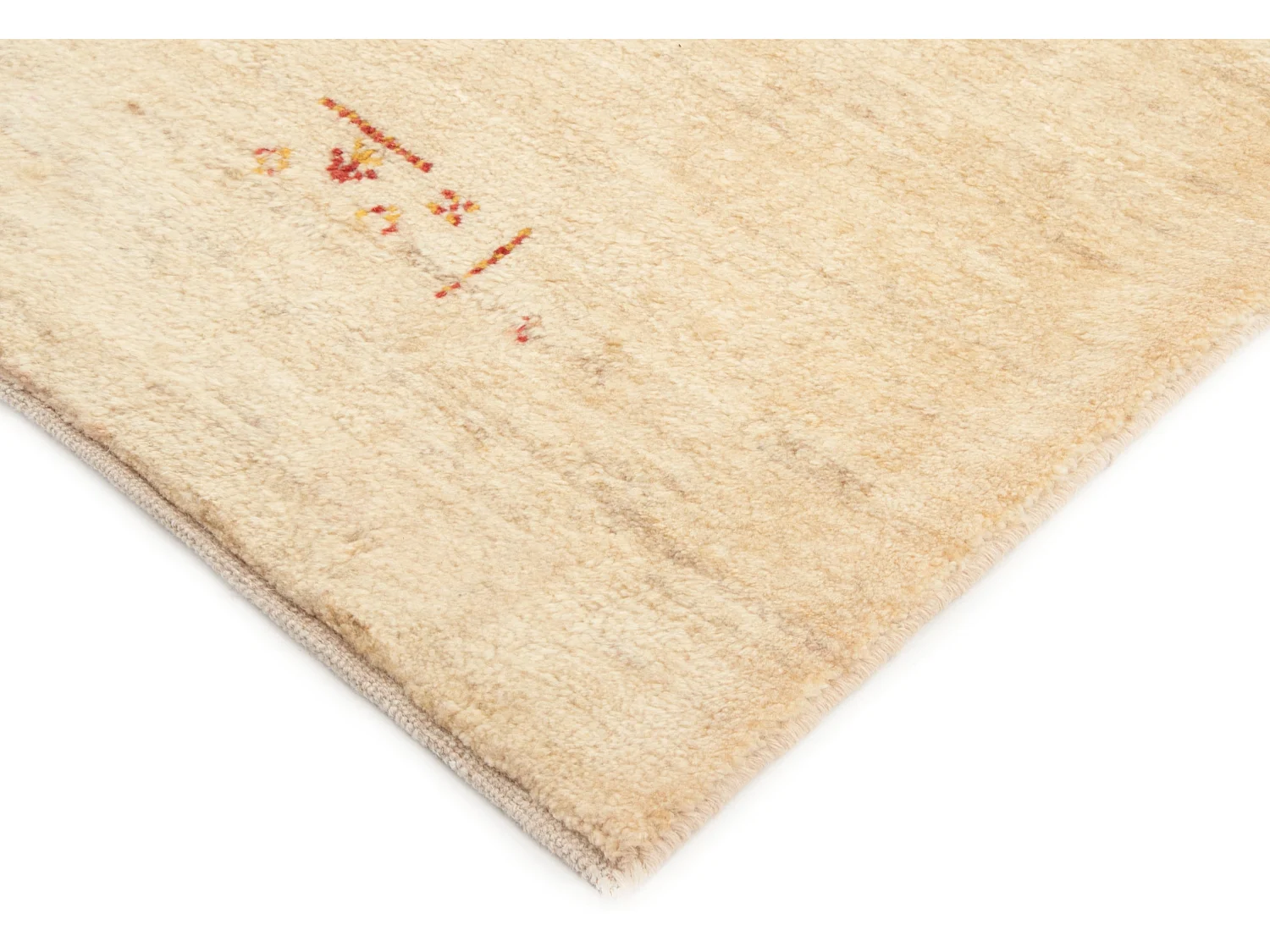 Tappeto in lana 149x193 beige Gabbeh Shouli