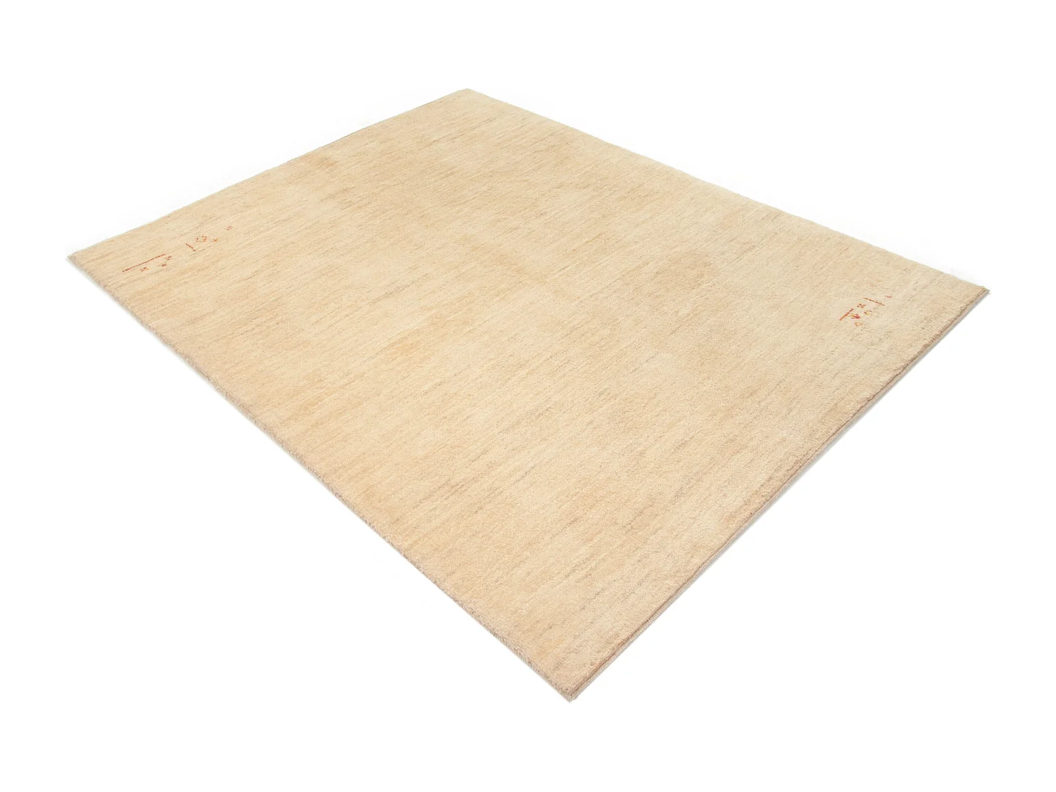 Tapis de laine 149x193 beige Gabbeh Shouli
