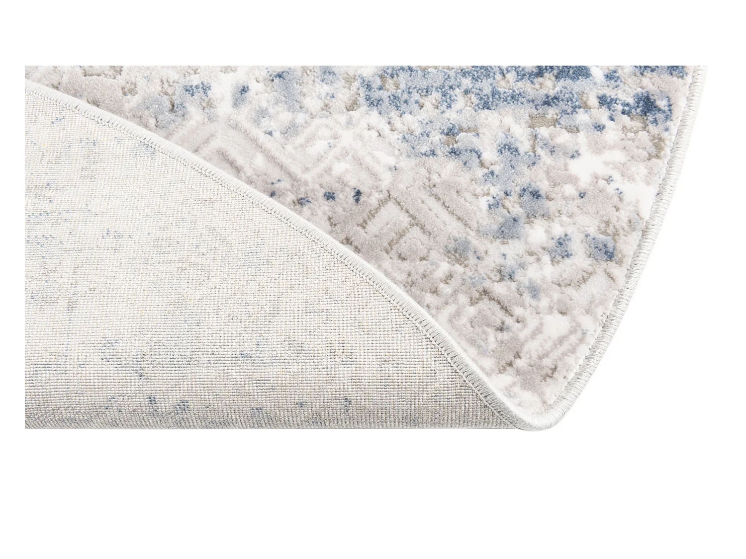 Tapijt 125x125 Blauw Davos Fusion