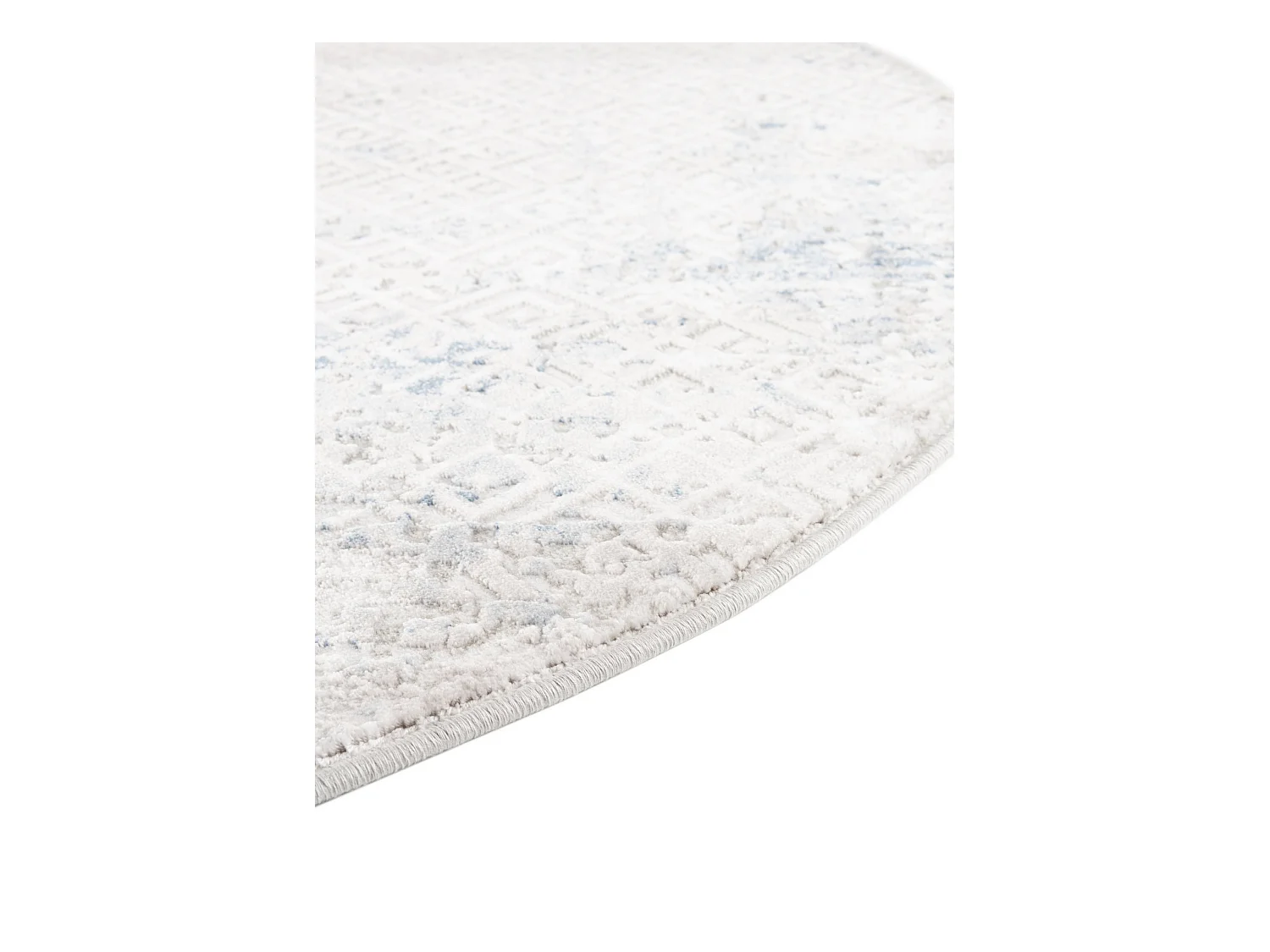 Tapijt 125x125 Blauw Davos Fusion