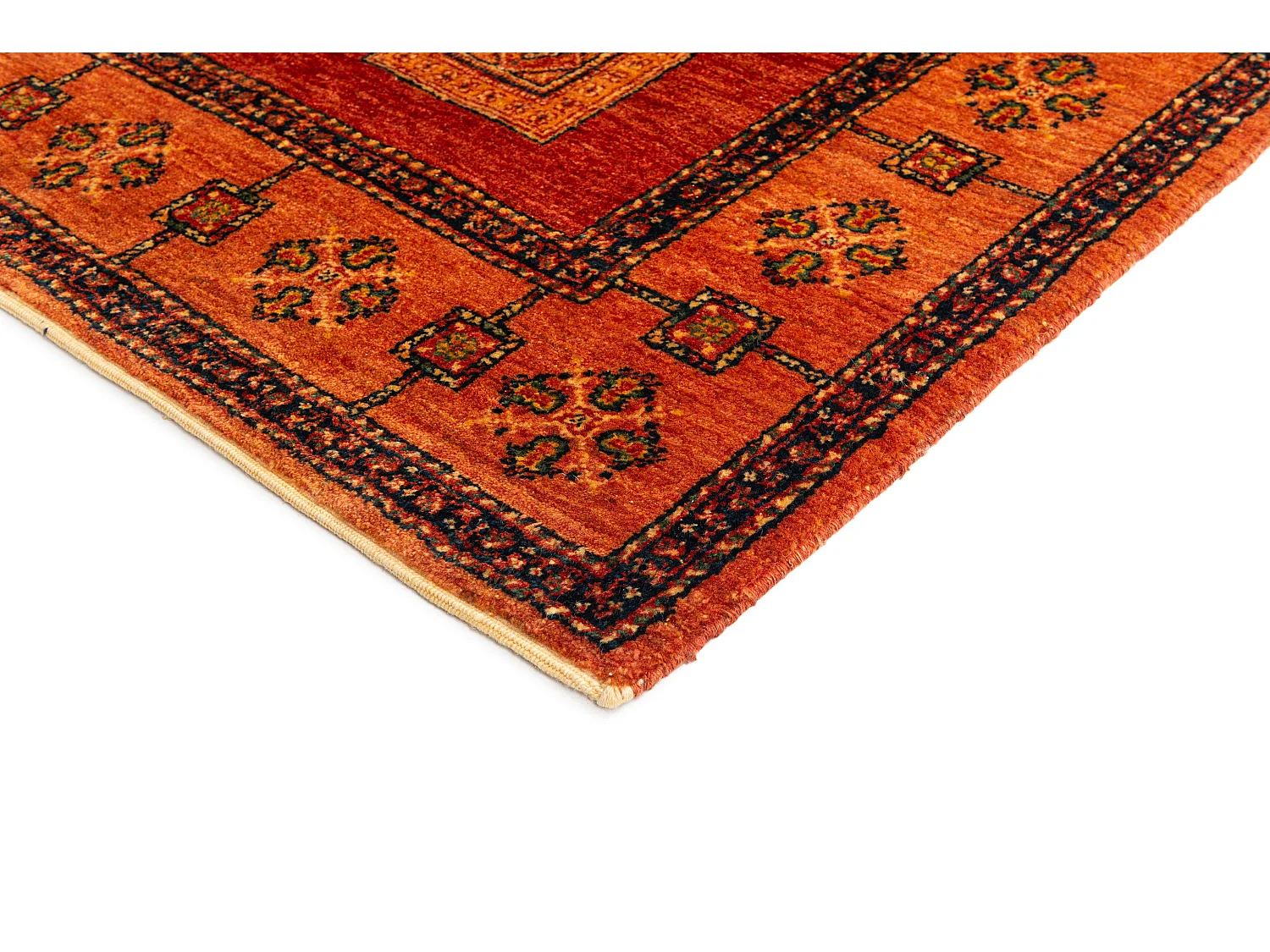 Tapis de laine 111x147 rouge Kashkuli