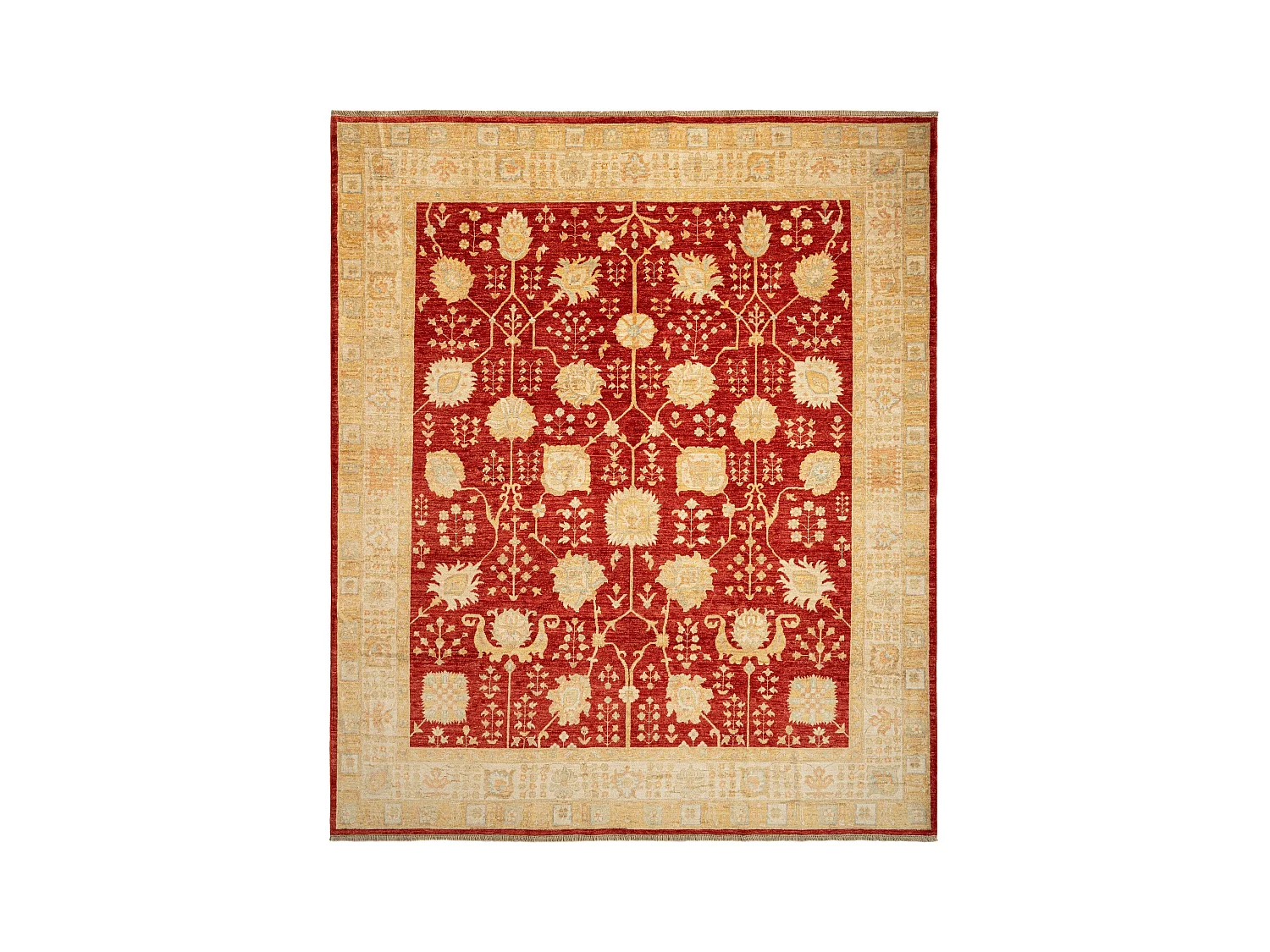 Tapis de laine 250x293 rouge Kaizar