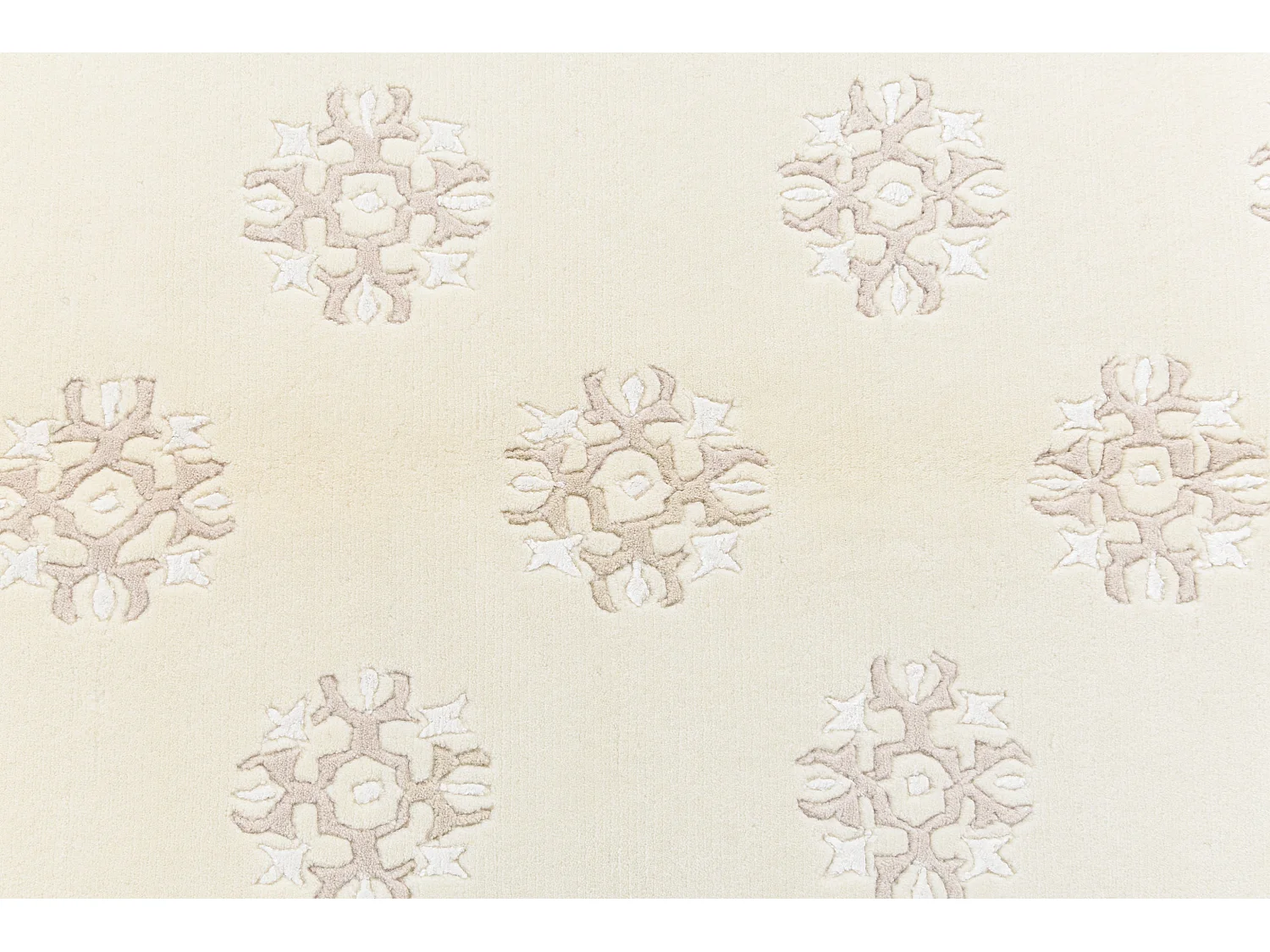 Tapis de laine 124x183 beige Darya