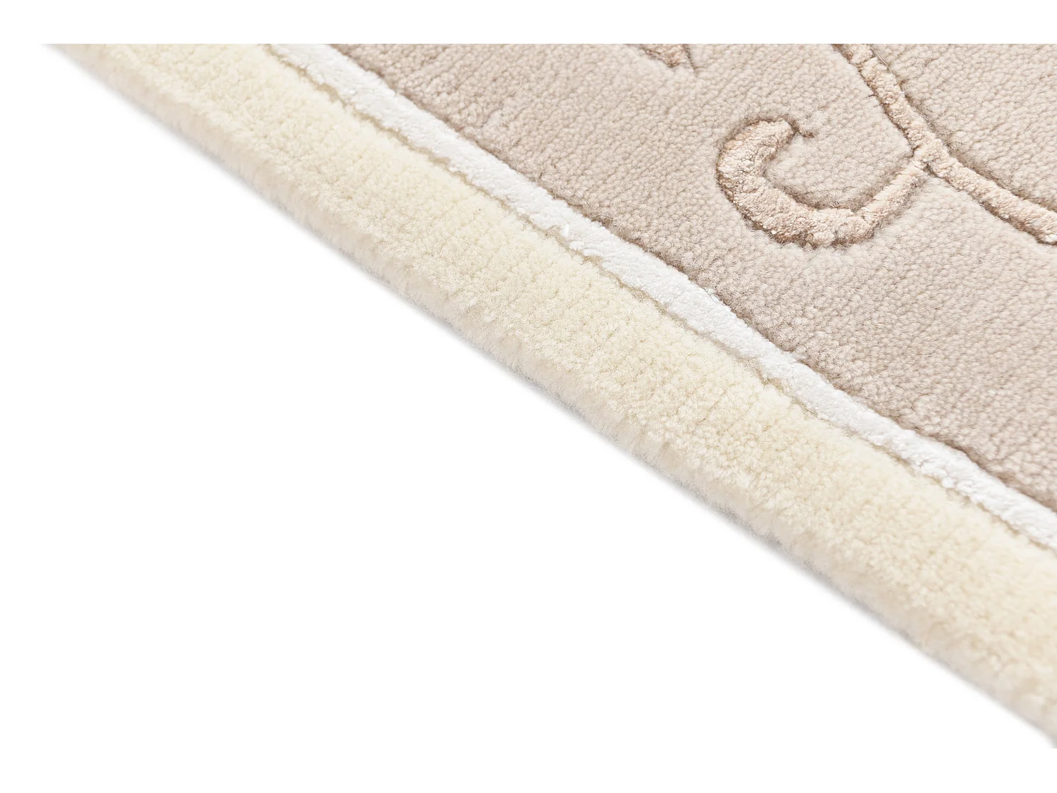 Tapis de laine 124x183 beige Darya