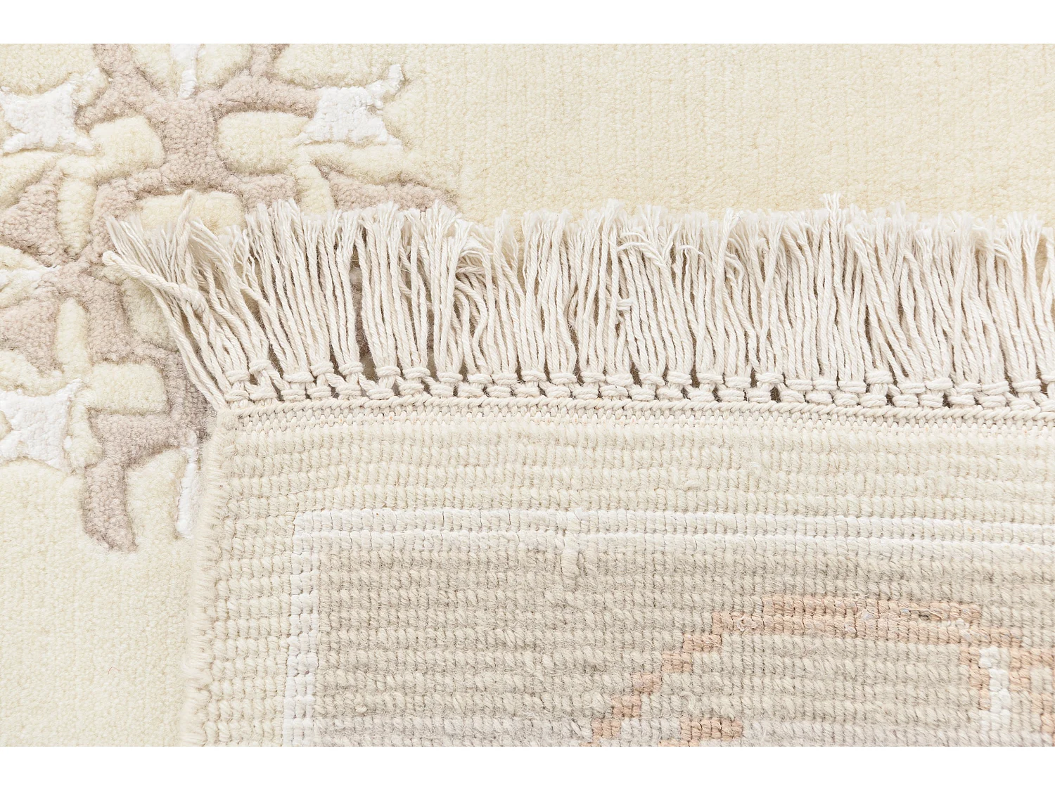 Tapis de laine 124x183 beige Darya