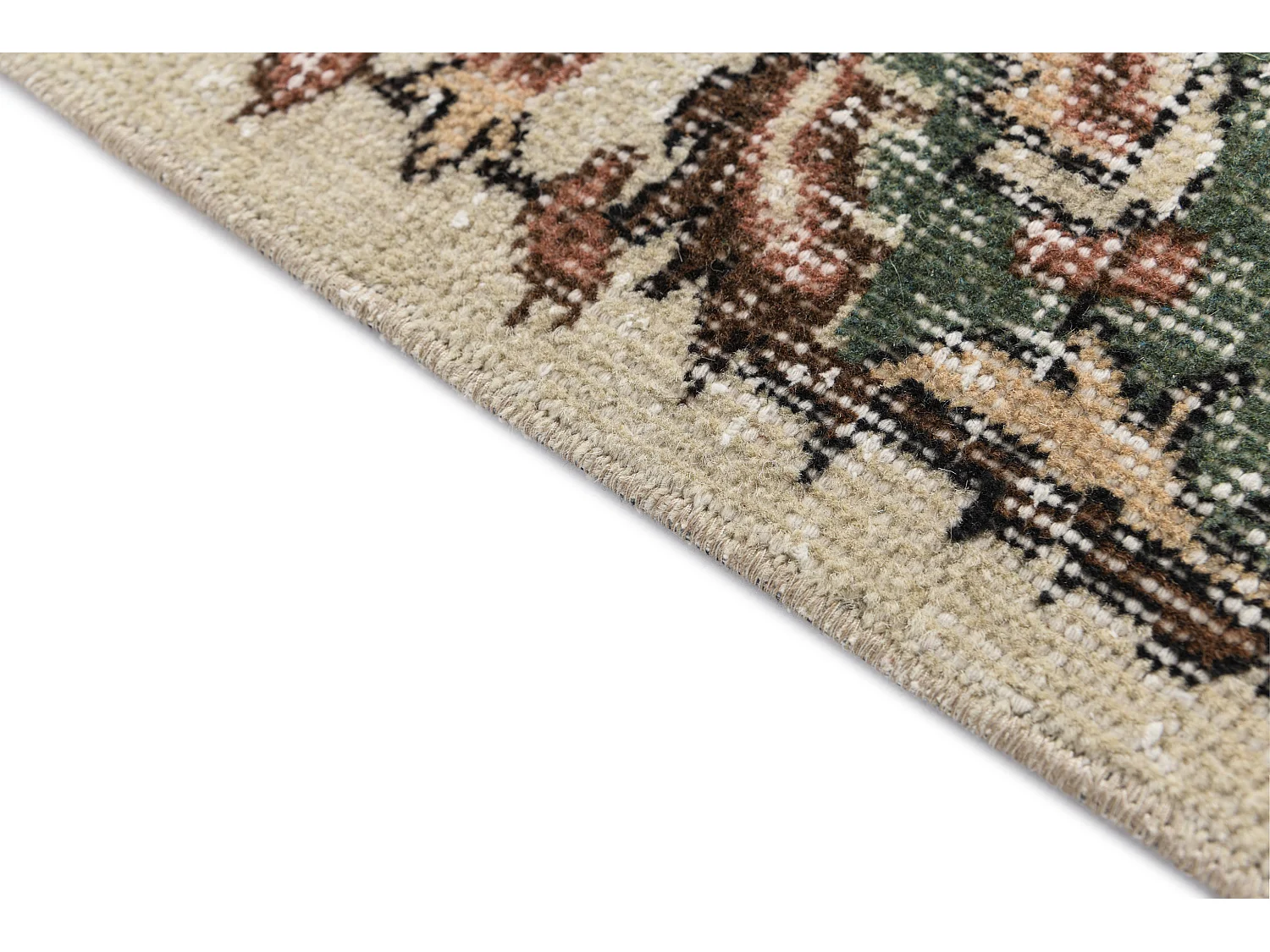 Tapis de laine 170x287 beige Ultra Vintage