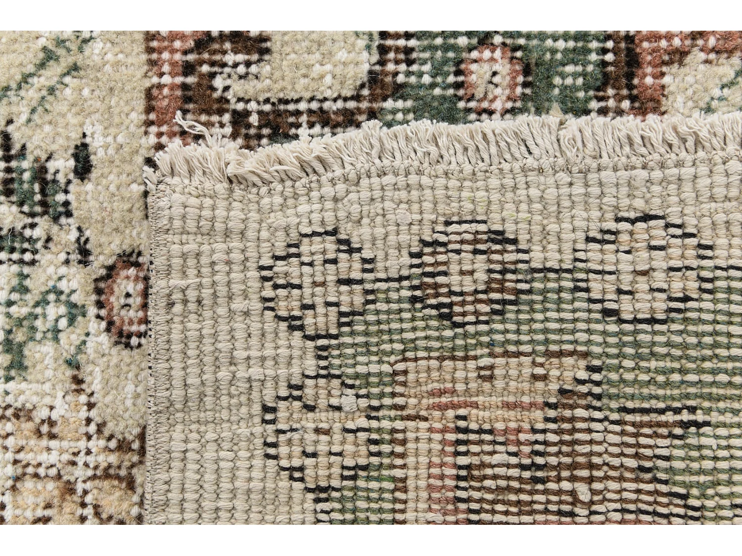 Tapis de laine 170x287 beige Ultra Vintage