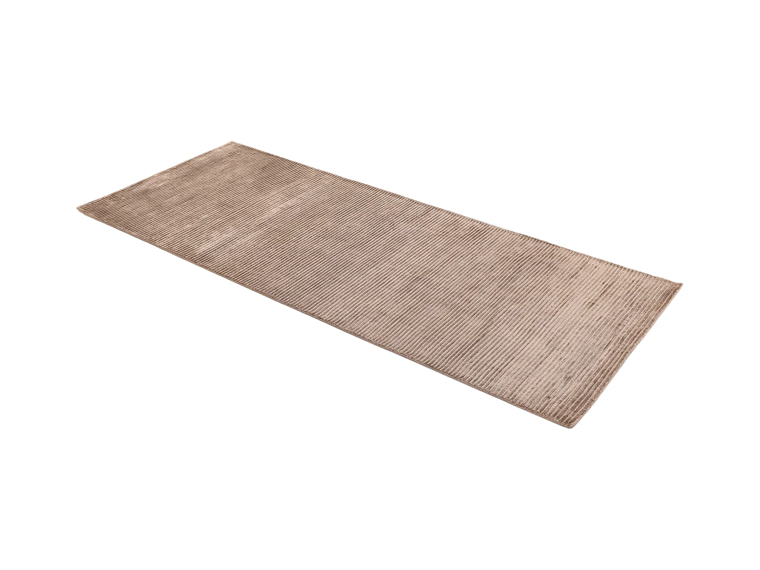 Tapis de couloir en laine 81x203 brun Darya