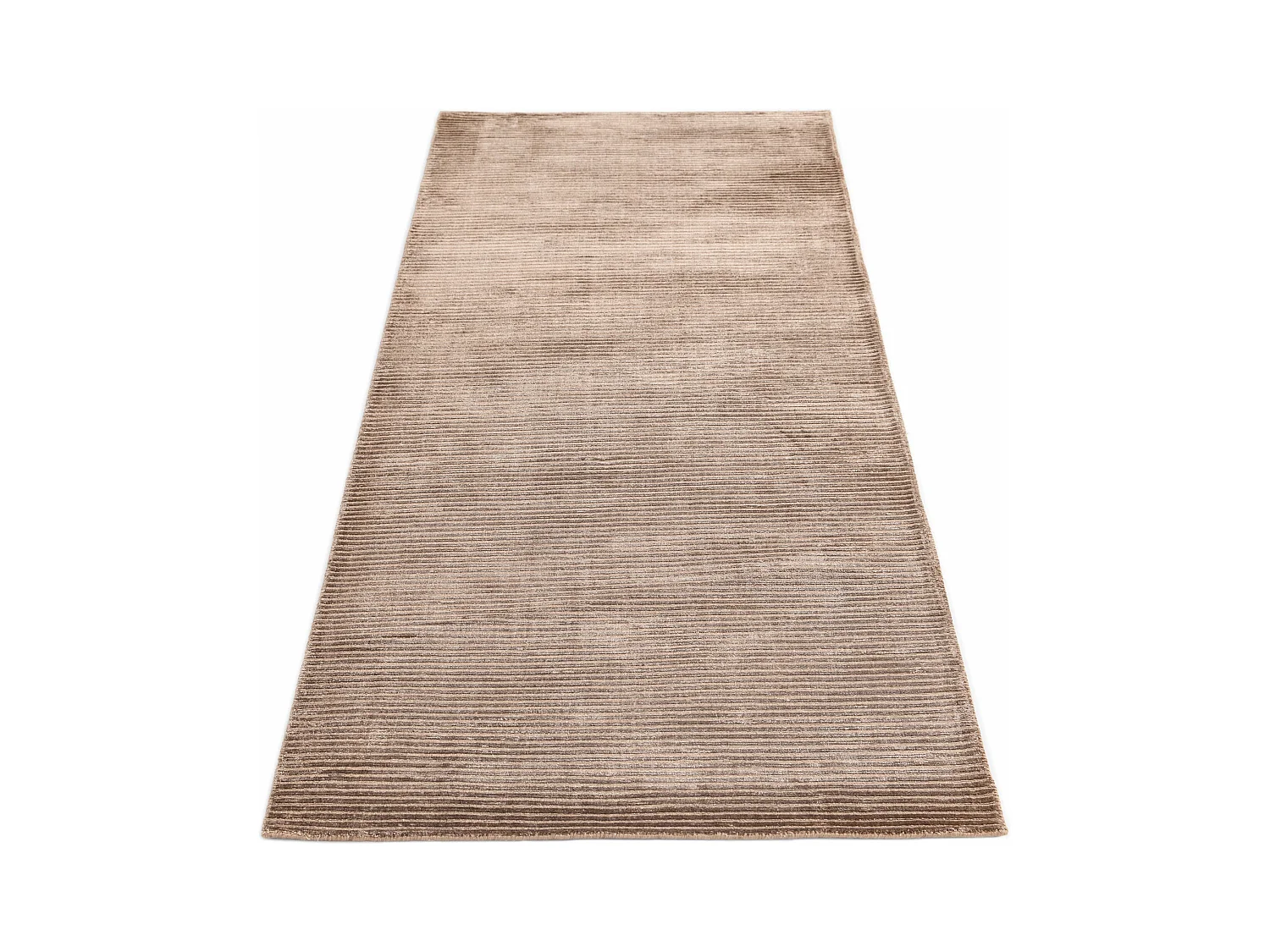 Tapis de couloir en laine 81x203 brun Darya