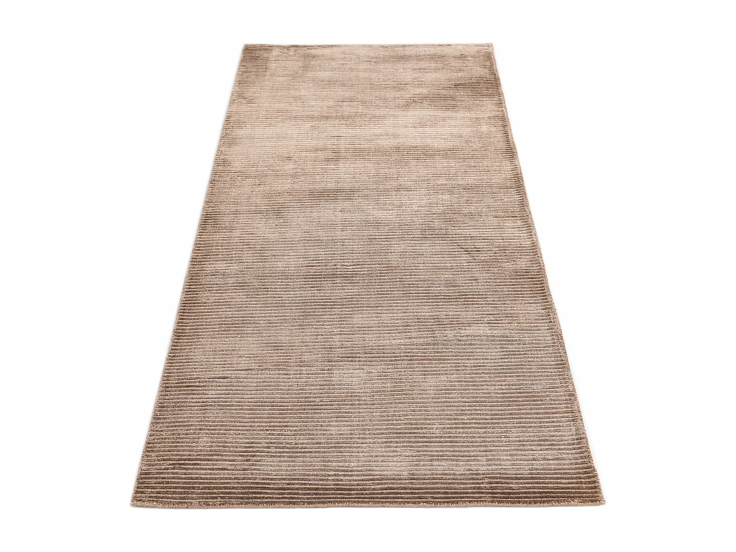 Tapis de couloir en laine 81x203 brun Darya