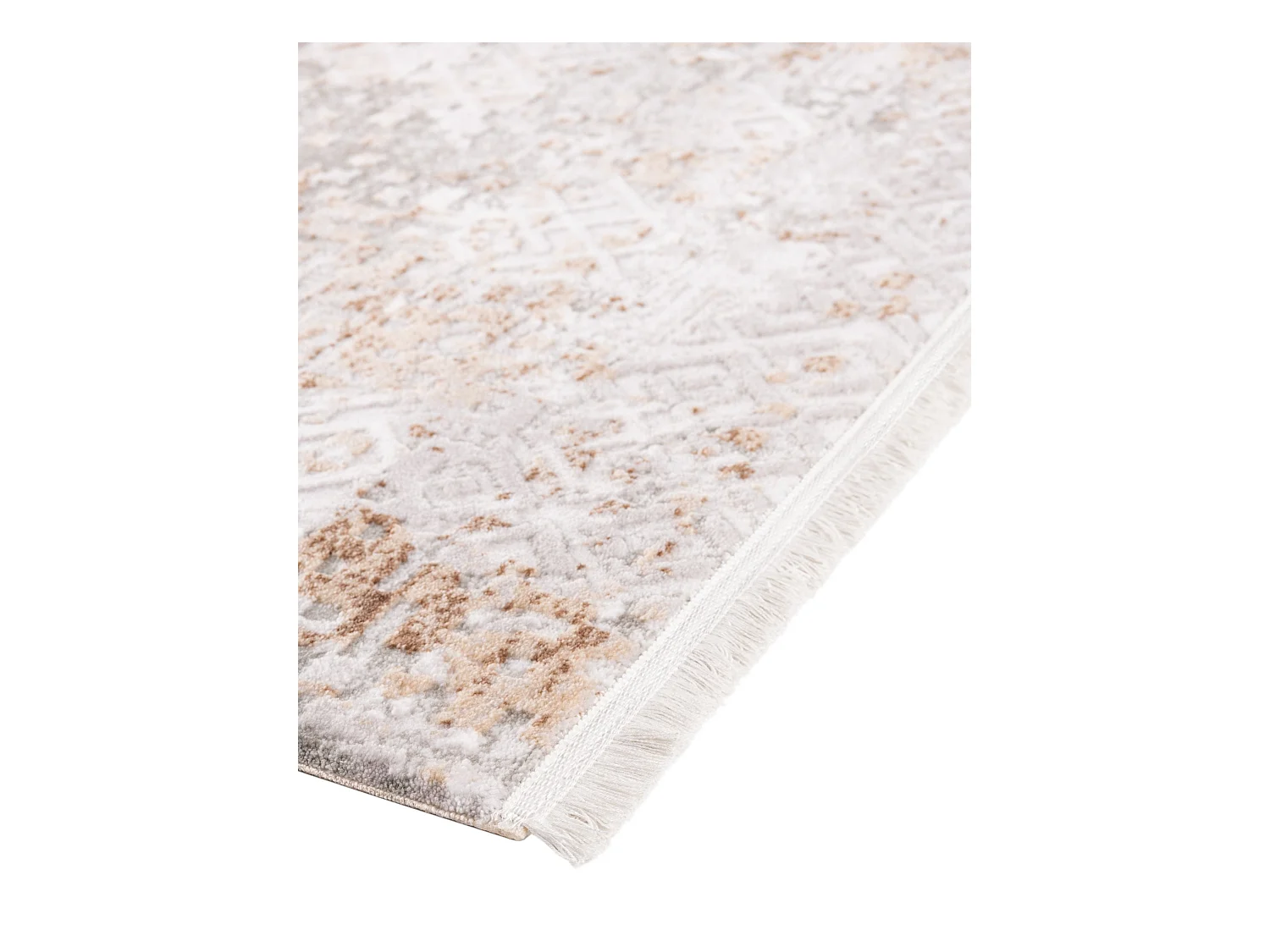 Teppich 125x125 Beige Davos Fusion