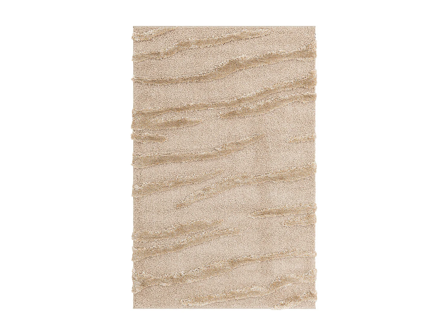 Tapis shaggy 160x245 brun Thun Tribus